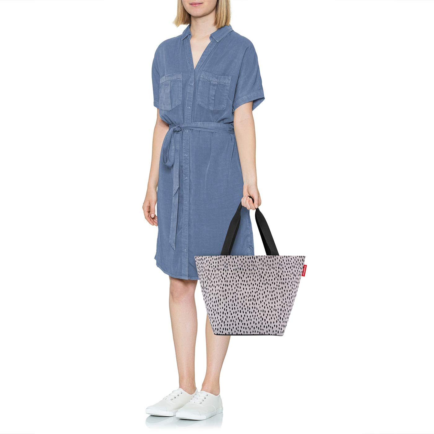 reisenthel-mini-me-leo-shopper-m-15-l-henkeltasche-mit-rei-verschluss-wasserabwe image 2