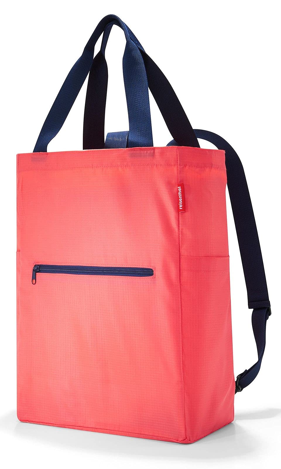 reisenthel-mini-maxi-2-in-1-tragetasche-und-rucksack-19-liter-coral-faltbar-wass image 1