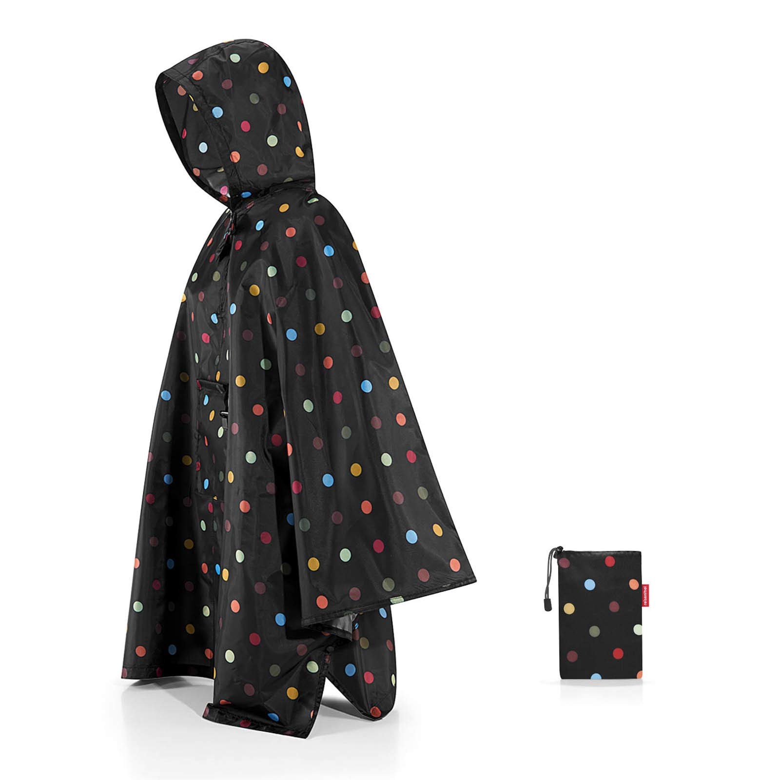 reisenthel-mini-maxi-poncho-an7009-damen-regenponcho-dots-muster-wasserabweisend image 1