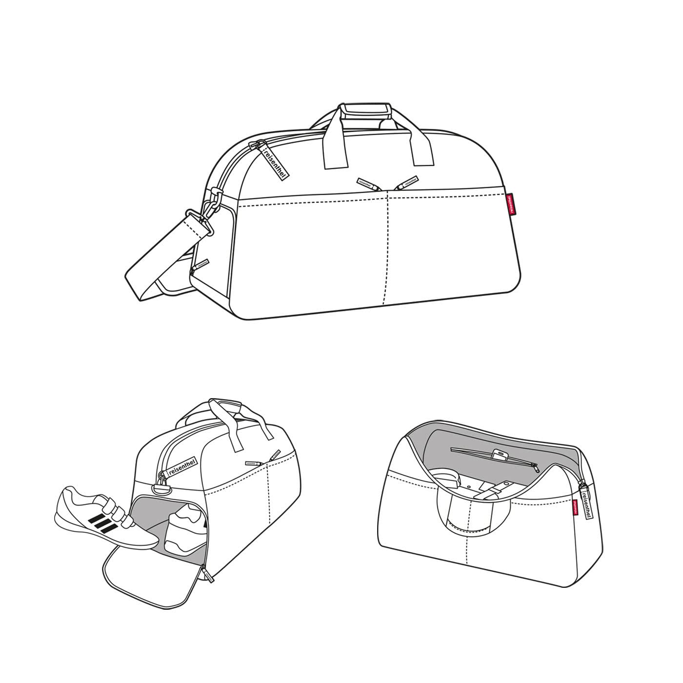 reisenthel-overnighter-plus-twist-silver-xl-reise-und-weekender-tasche-wasserabw image 4