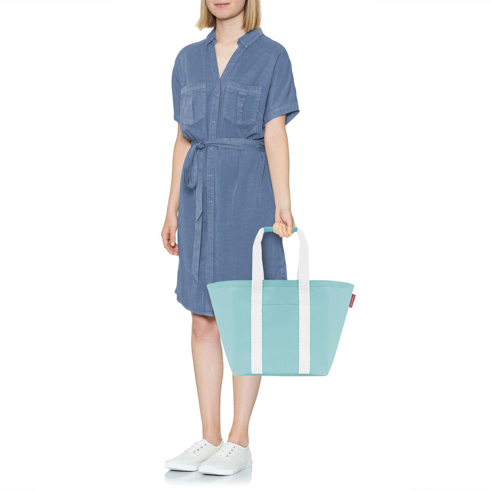 reisenthel-re-shopper-1-einkaufstasche-mit-25-litern-volumen-navy-wasserabweisen image 2