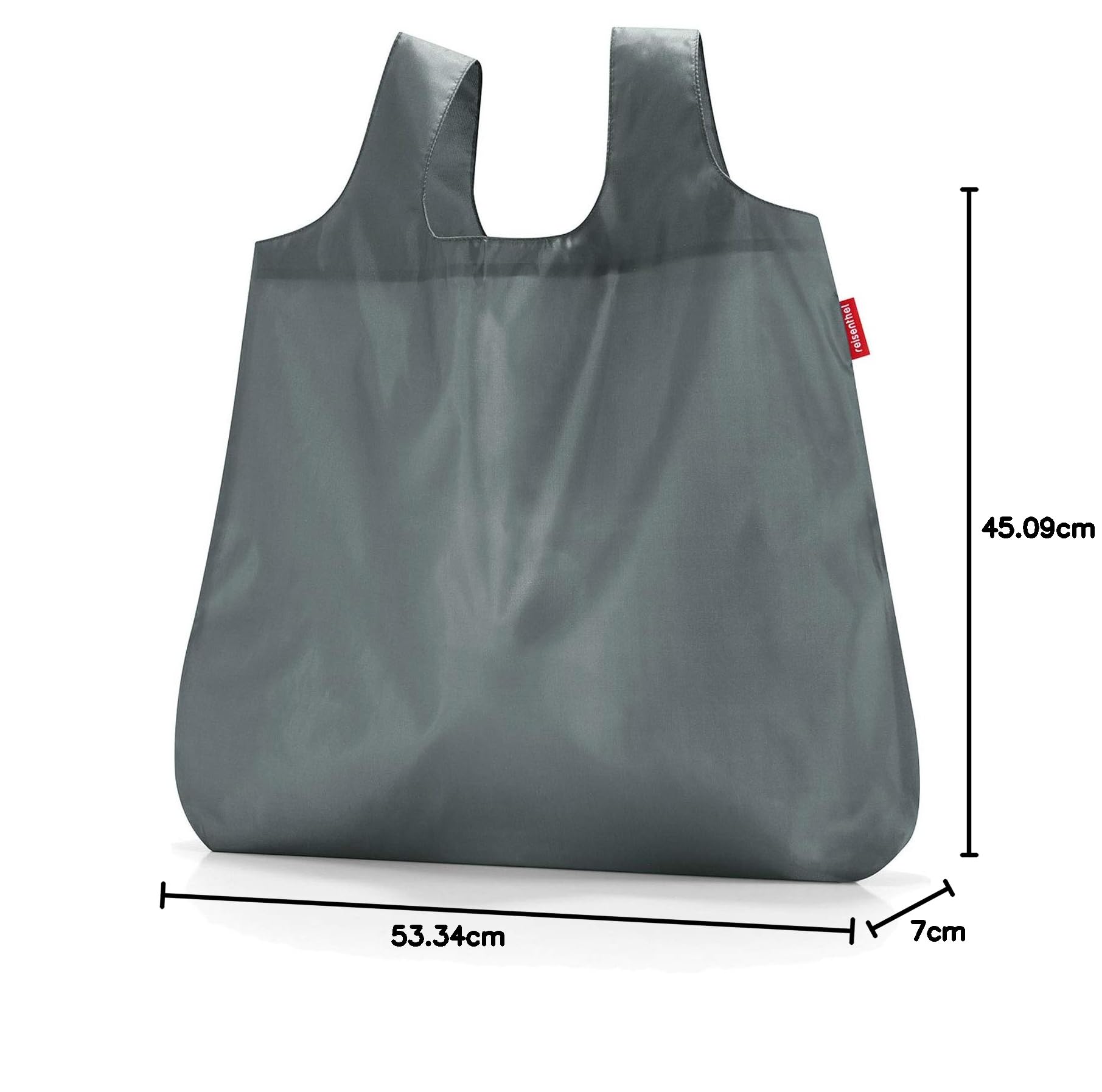 reisenthel-mini-maxi-shopper-pocket-einkaufstasche-grau-15-liter-faltbar-auf-5-x image 5