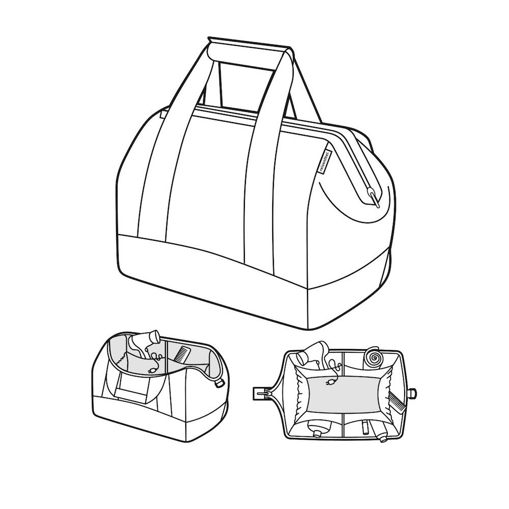reisenthel-allrounder-m-ms3048-reisetasche-40-cm-18-liter-im-arztbrief-stil-mit- image 4