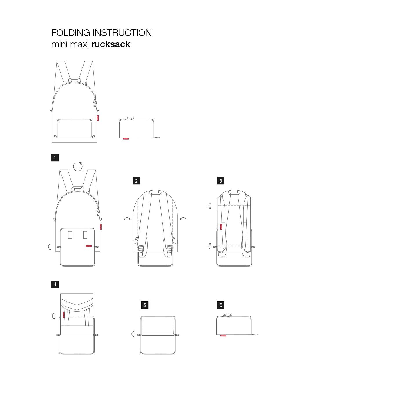 reisenthel-mini-maxi-rucksack-faltbarer-zweit-rucksack-dots-7009-mit-rei-verschl image 5
