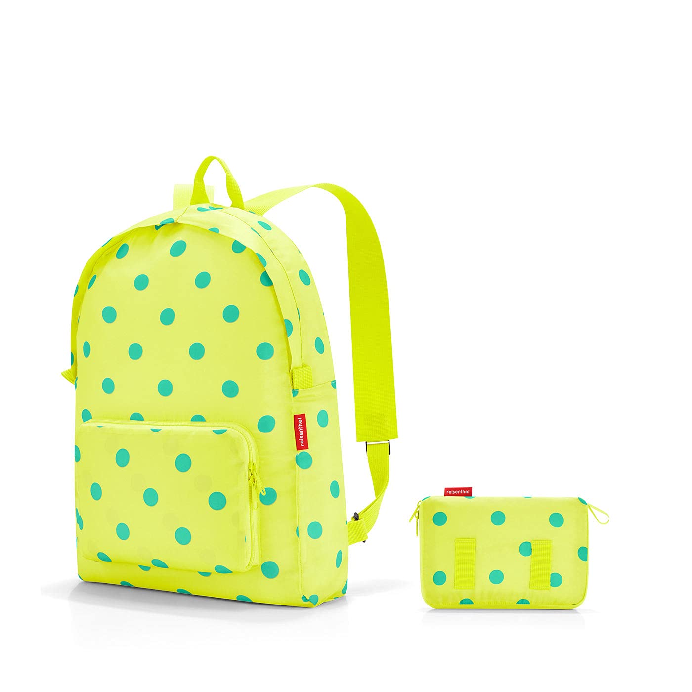 reisenthel-mini-maxi-rucksack-faltbarer-zweit-rucksack-dots-7009-mit-rei-verschl image 8