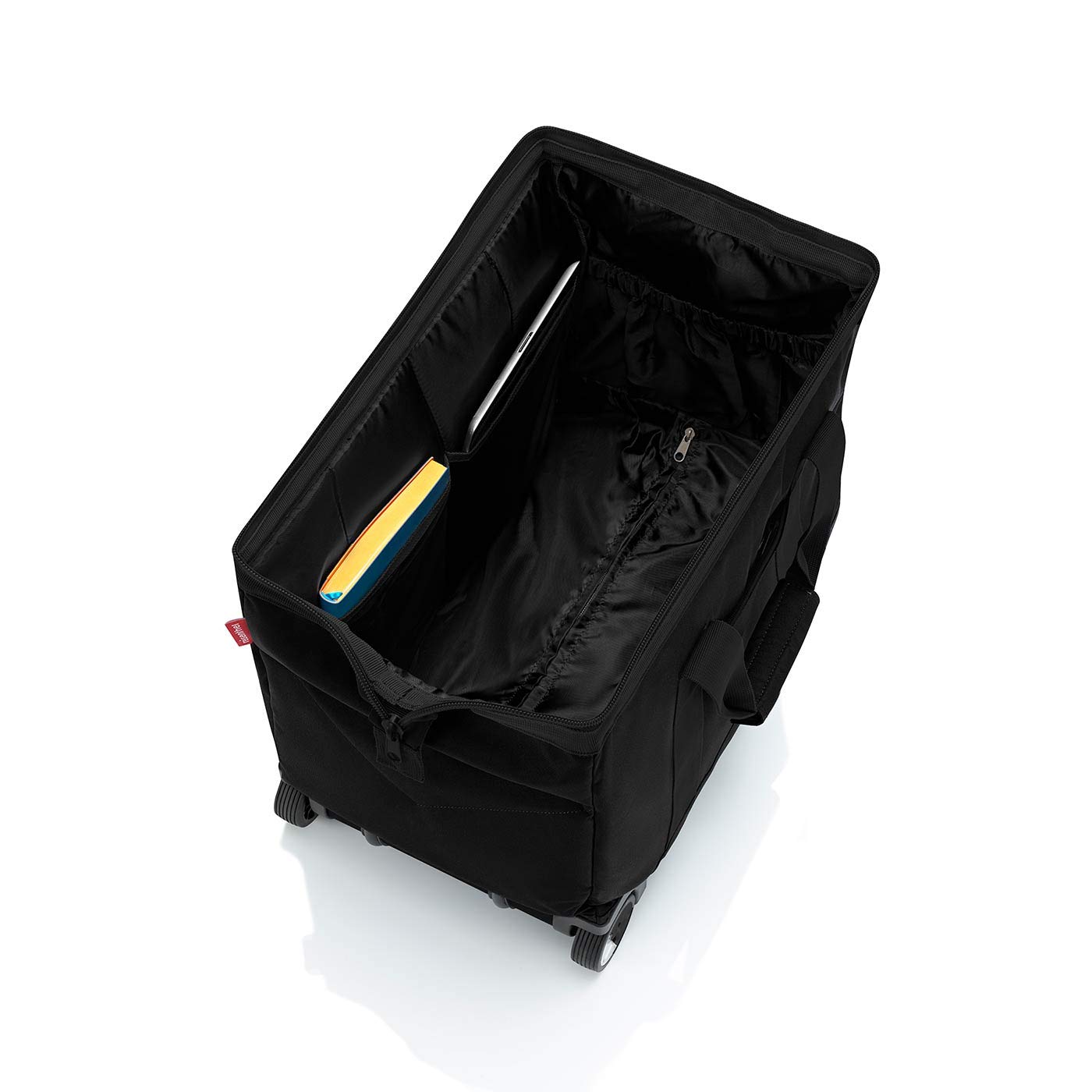 reisenthel-allrounder-trolley-black-wasserabweisende-reisetasche-mit-rollen-tele image 3