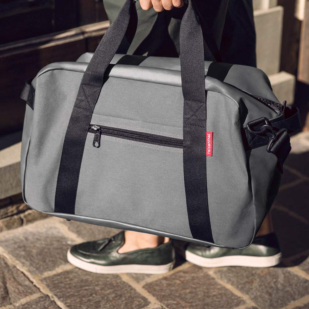reisenthel-traveller-reisetasche-55-l-57-x-34-x-27-cm-canvas-grau-mit-tragegurt- image 3