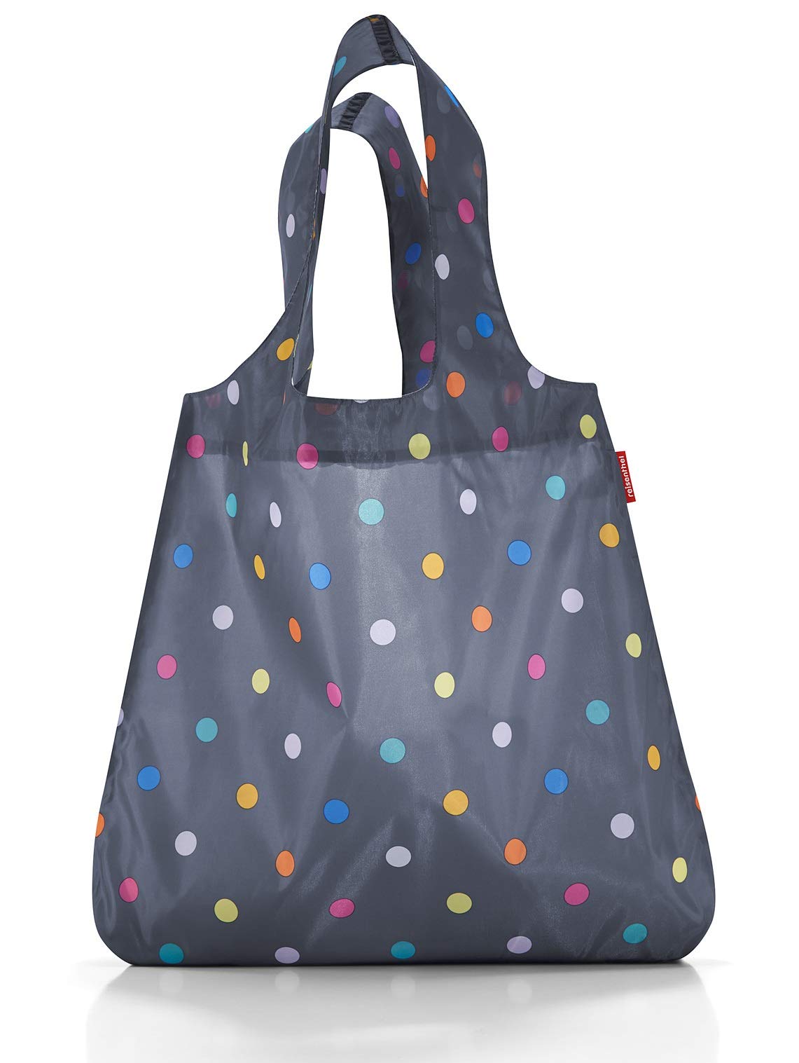 reisenthel-mini-maxi-shopper-dots-faltbare-einkaufstasche-15-l-mit-extralangen-h image 6