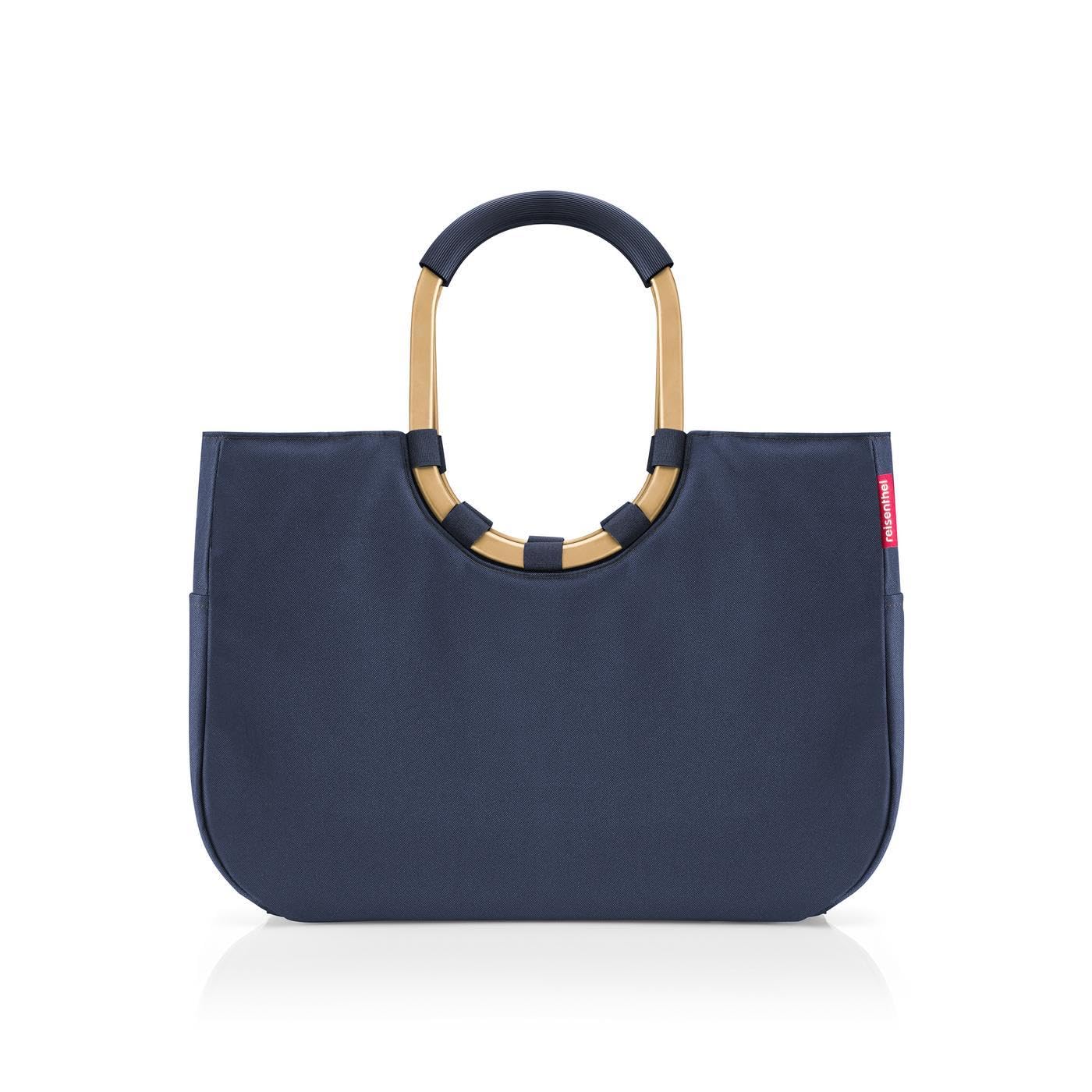 reisenthel-loopshopper-l-in-rhombus-black-stabiler-shopper-mit-rundgriff-aus-rec image 3