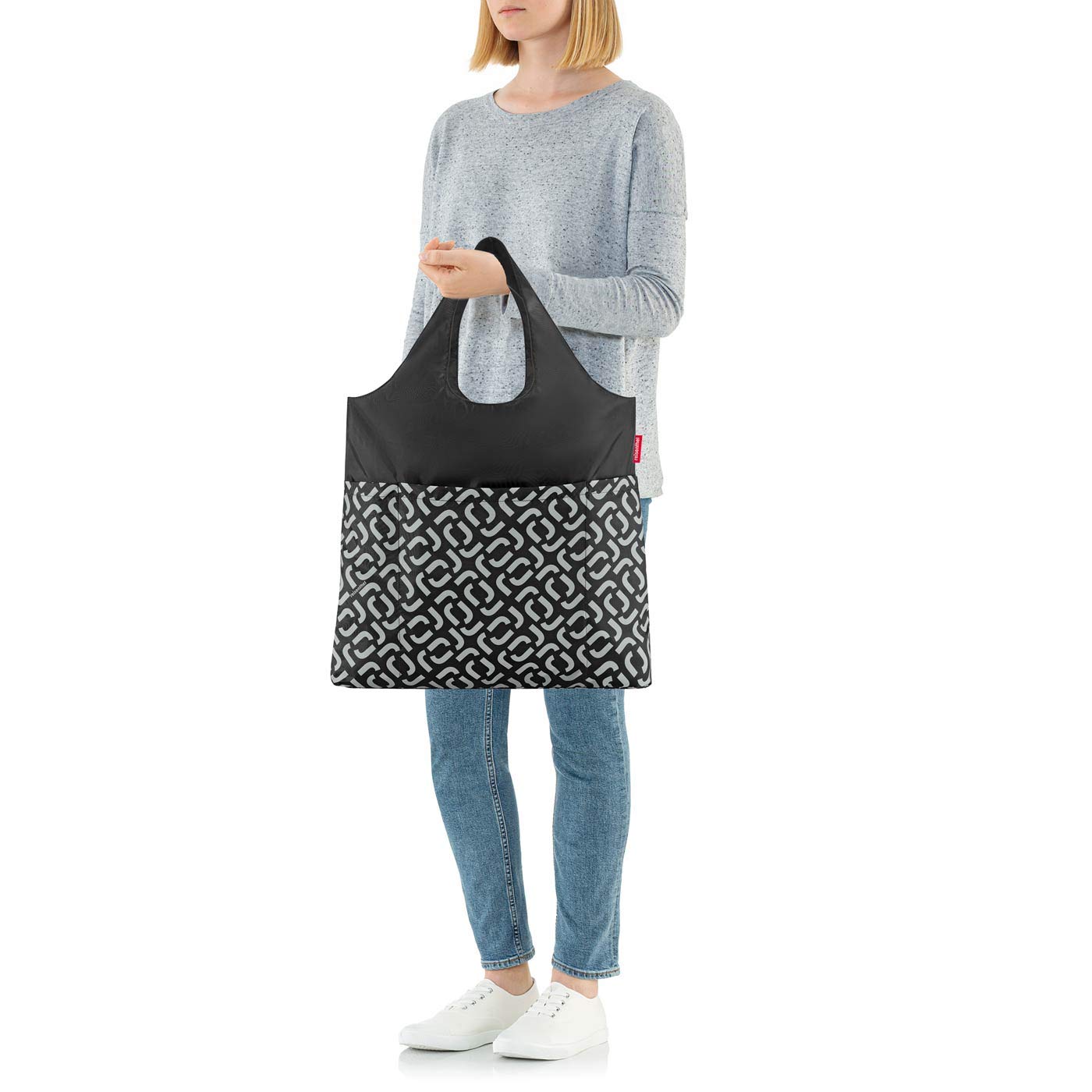reisenthel-mini-maxi-shopper-plus-av7054-schwarz-faltbar image 2