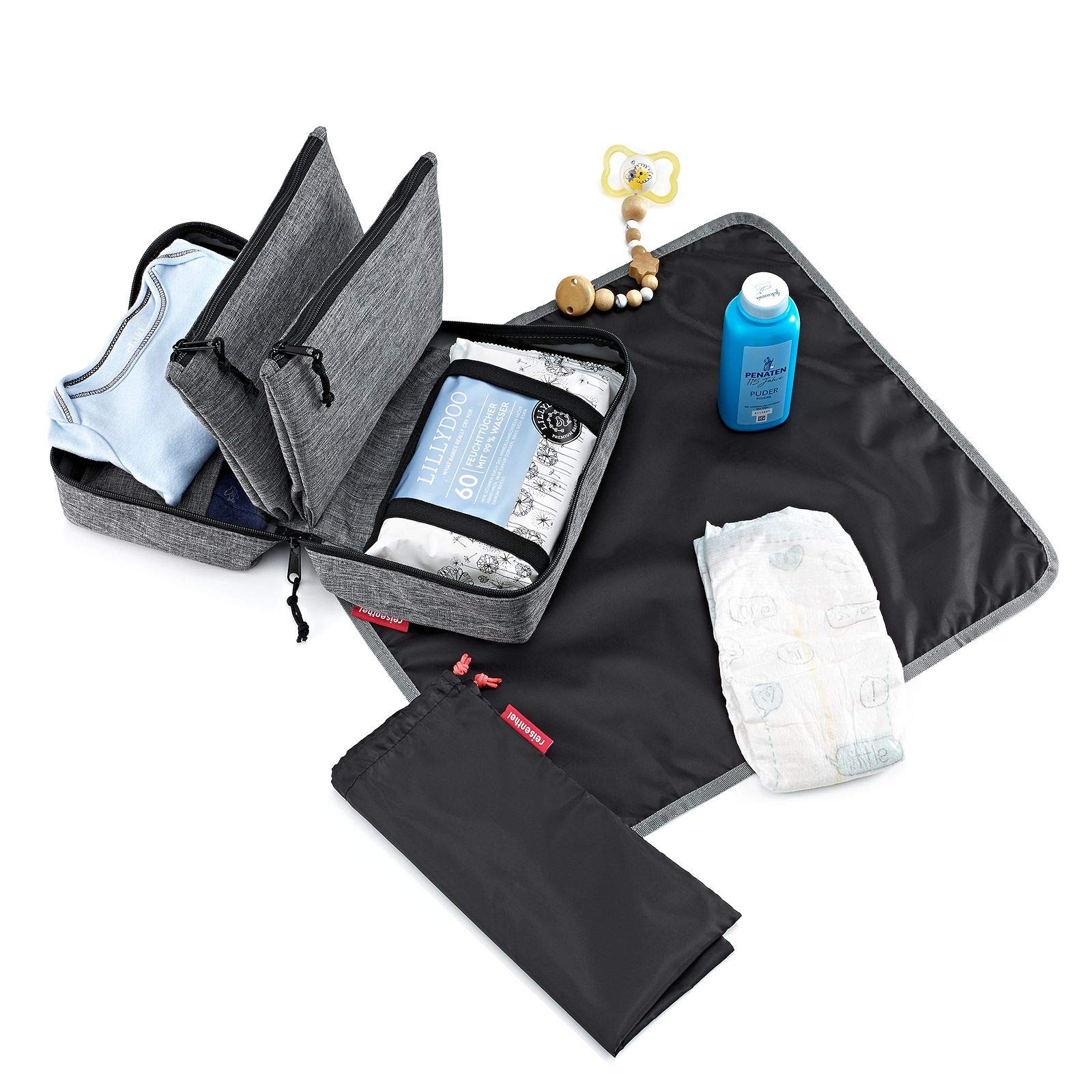 reisenthel-babycase-twist-silber-wickeltasche-3-l-mit-wickelauflage-schmutzw-sch image 3