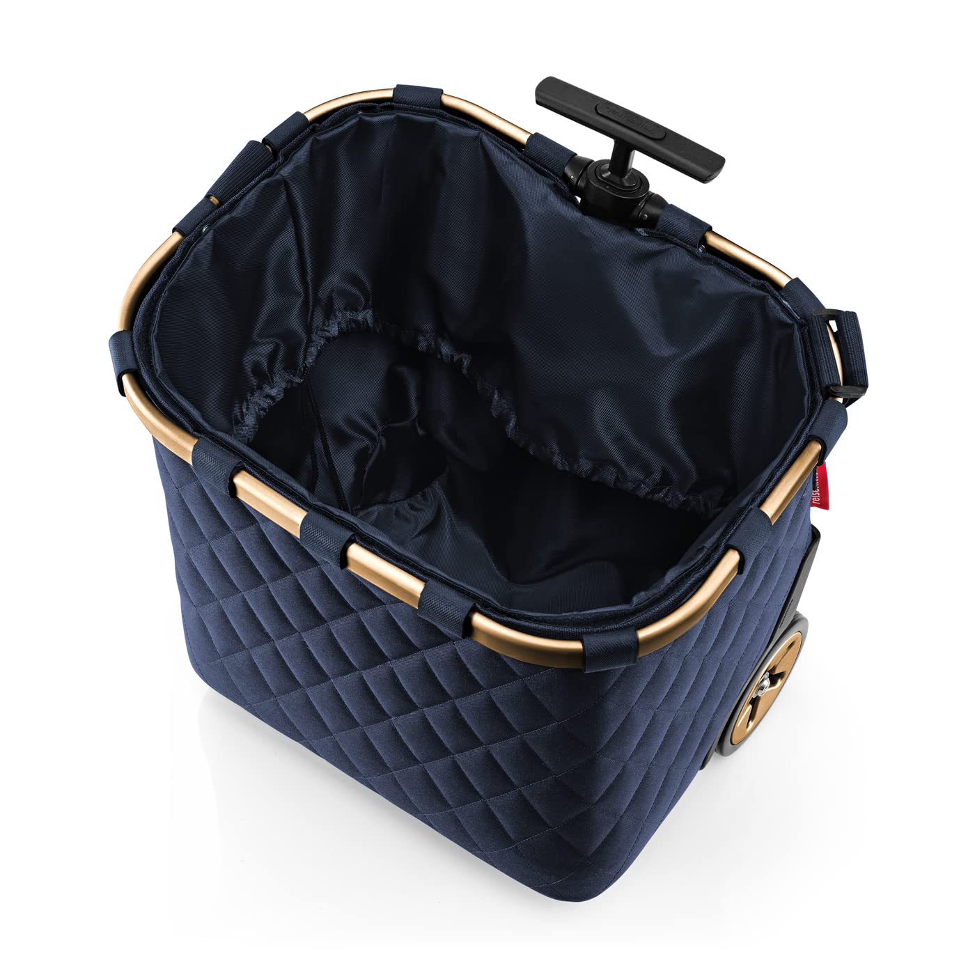 reisenthel-carrycruiser-einkaufstrolley-rhombus-midnight-gold-trolley-mit-alumin image 3