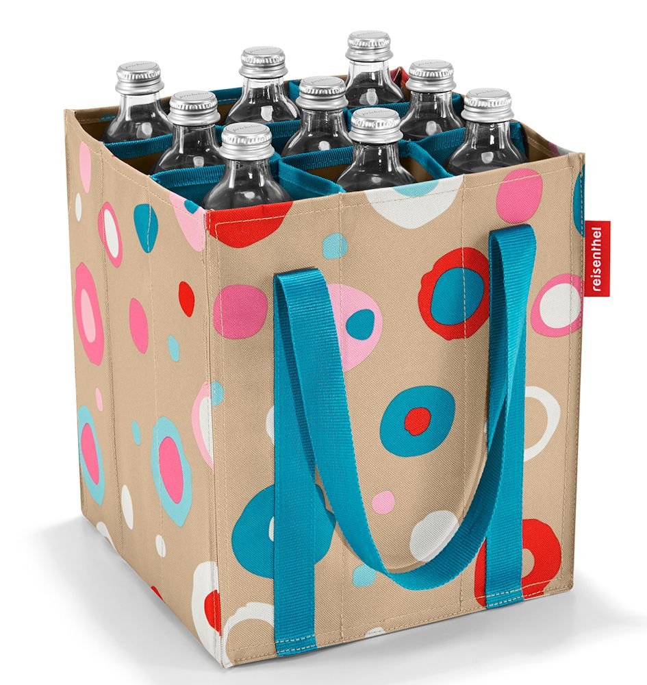 reisenthel-bottlebag-rot-flaschentasche-mit-9-f-chern-f-r-0-75-l-flaschen-wasser image 6
