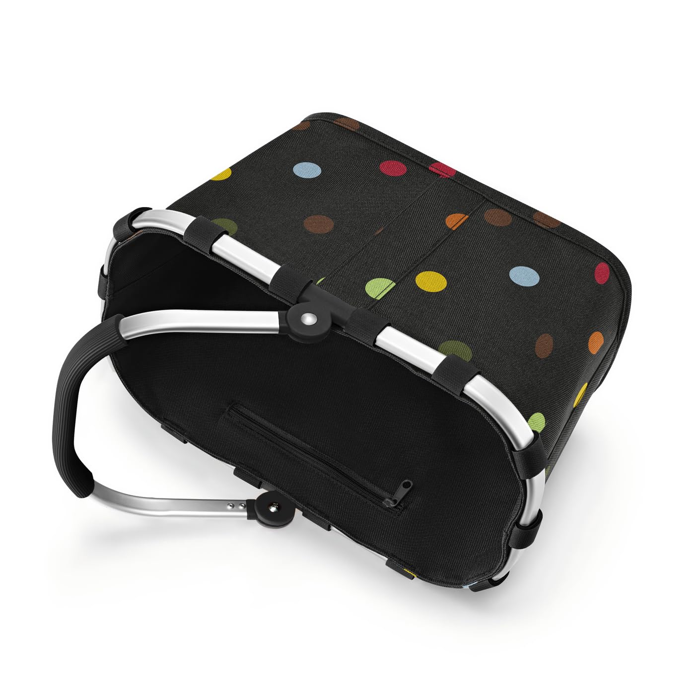 reisenthel-carrybag-xs-mixed-dots-kleiner-einkaufskorb-mit-aluminiumrahmen-33-5- image 4