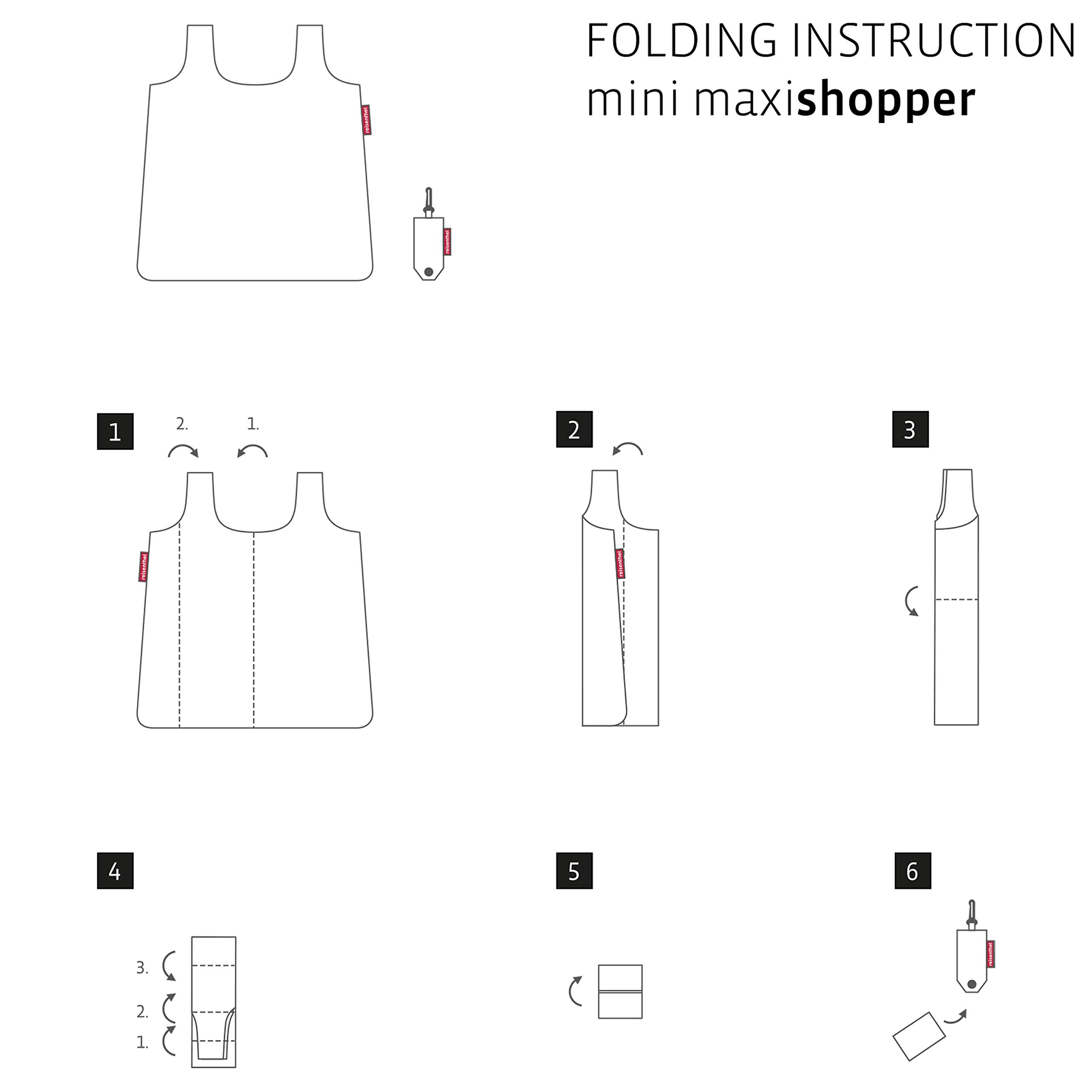 reisenthel-mini-maxi-shopper-pocket-einkaufstasche-grau-15-liter-faltbar-auf-5-x image 4