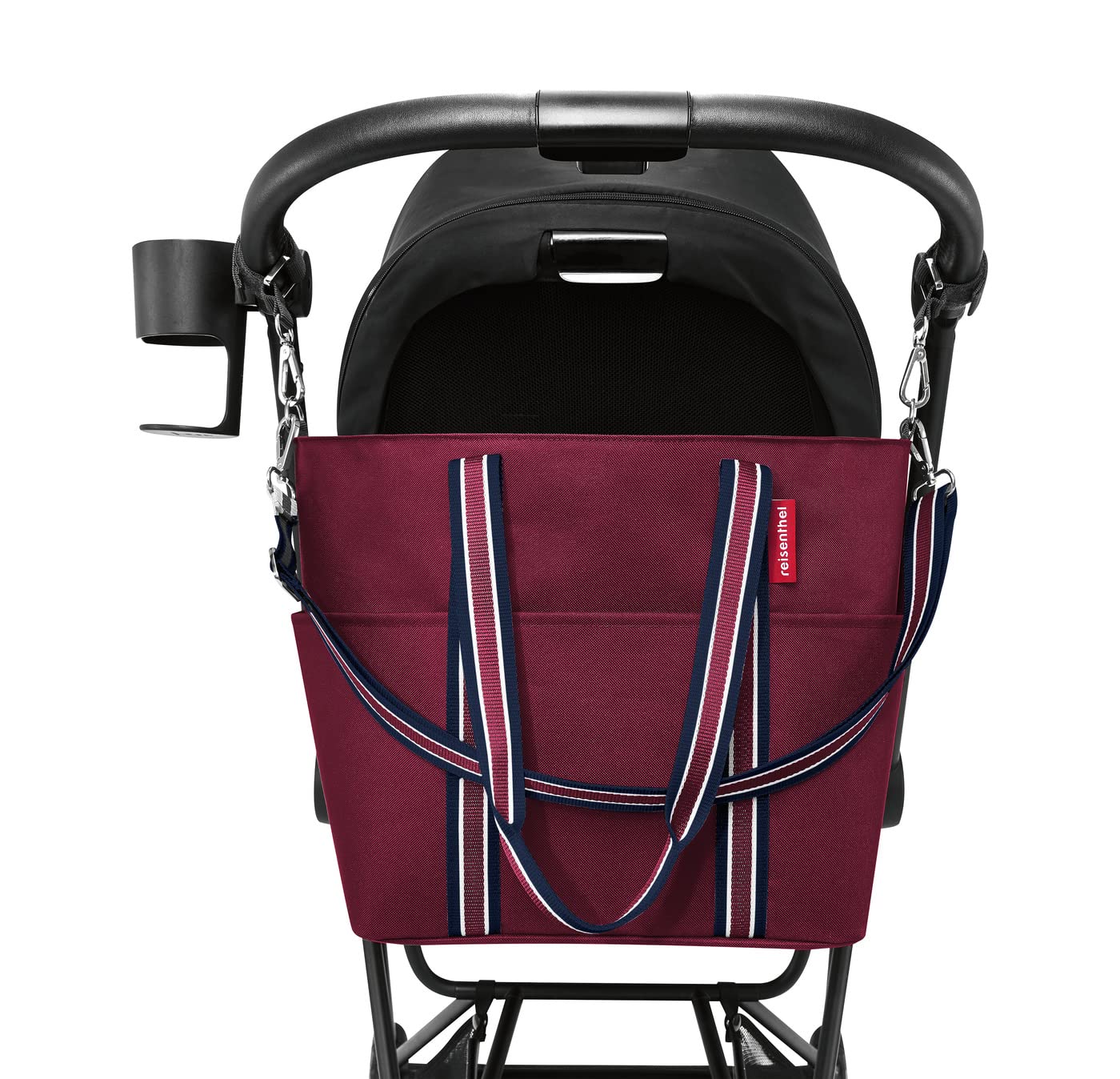 reisenthel-baby-organizer-dark-ruby-wickeltasche-50-x-30-x-20-cm-15-l-mit-kinder image 2