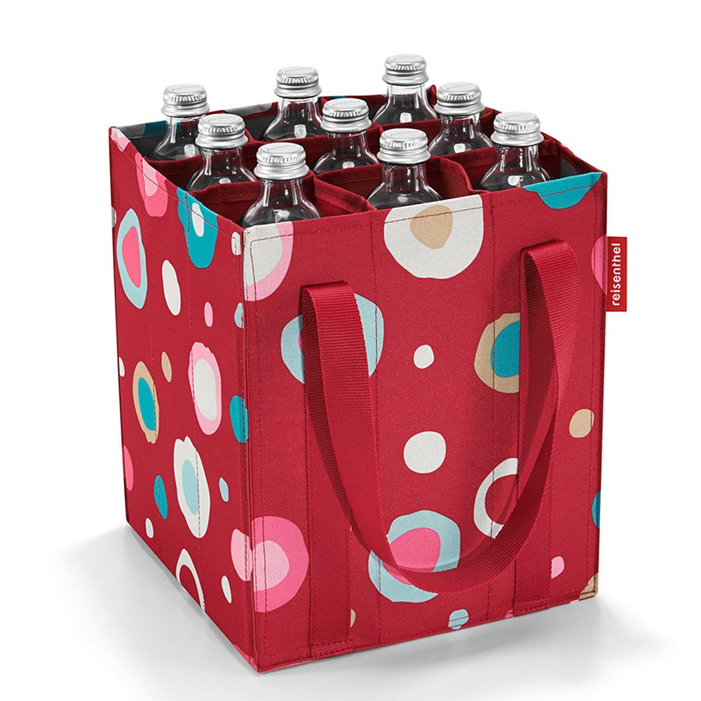 reisenthel-bottlebag-rot-flaschentasche-mit-9-f-chern-f-r-0-75-l-flaschen-wasser image 4