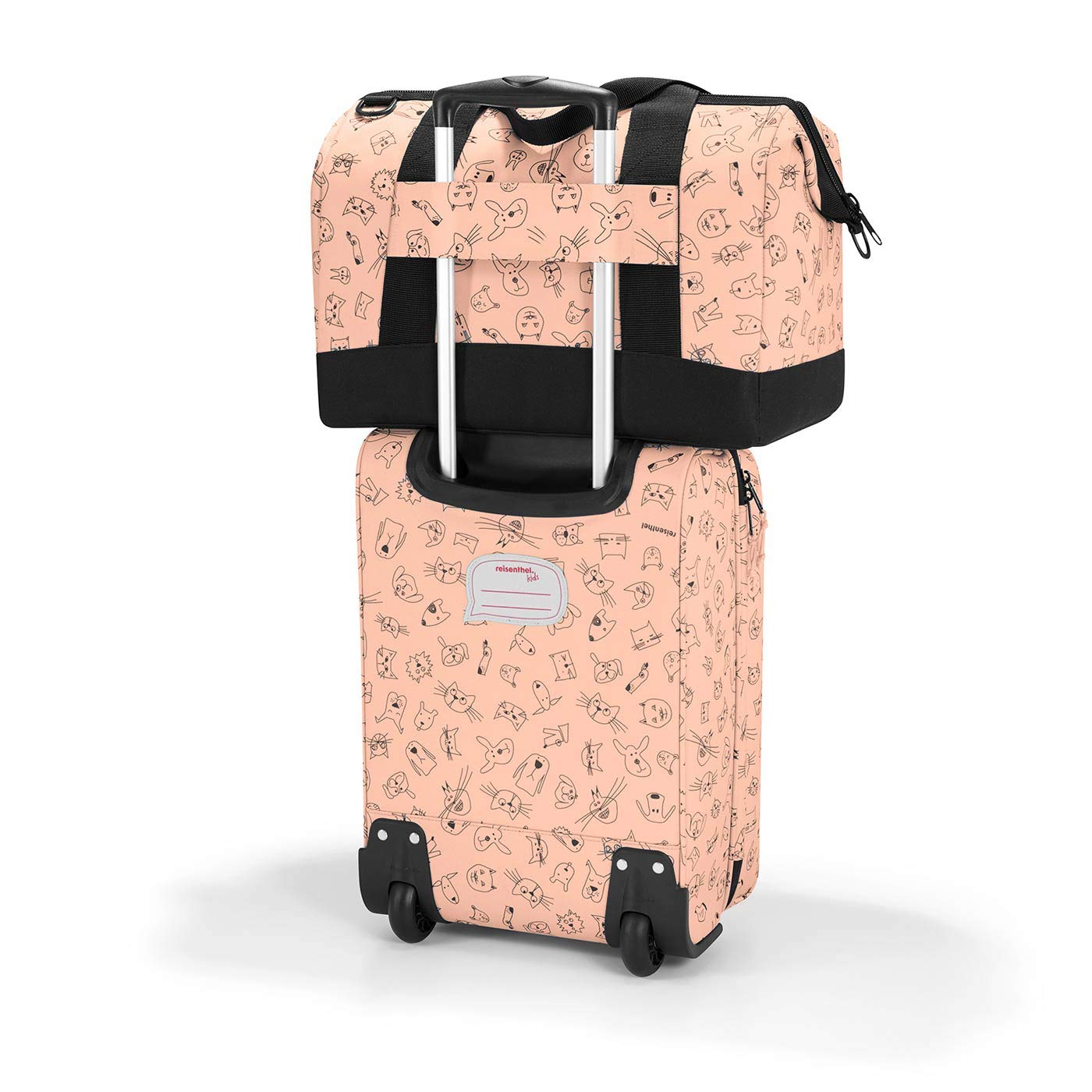 reisenthel-allrounder-m-kids-cats-and-dogs-rose-18-liter-kinderreisetasche-mit-s image 3