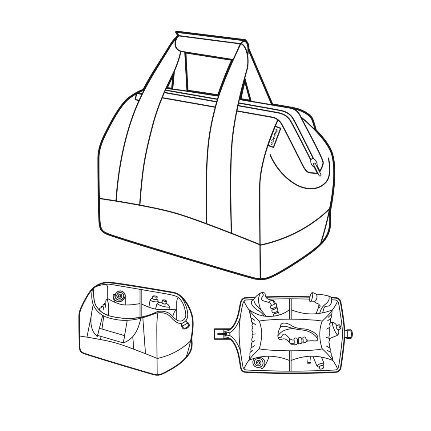 reisenthel-allrounder-l-reisetasche-48-cm-handgep-ck-reisetasche-mit-doktortasch image 5