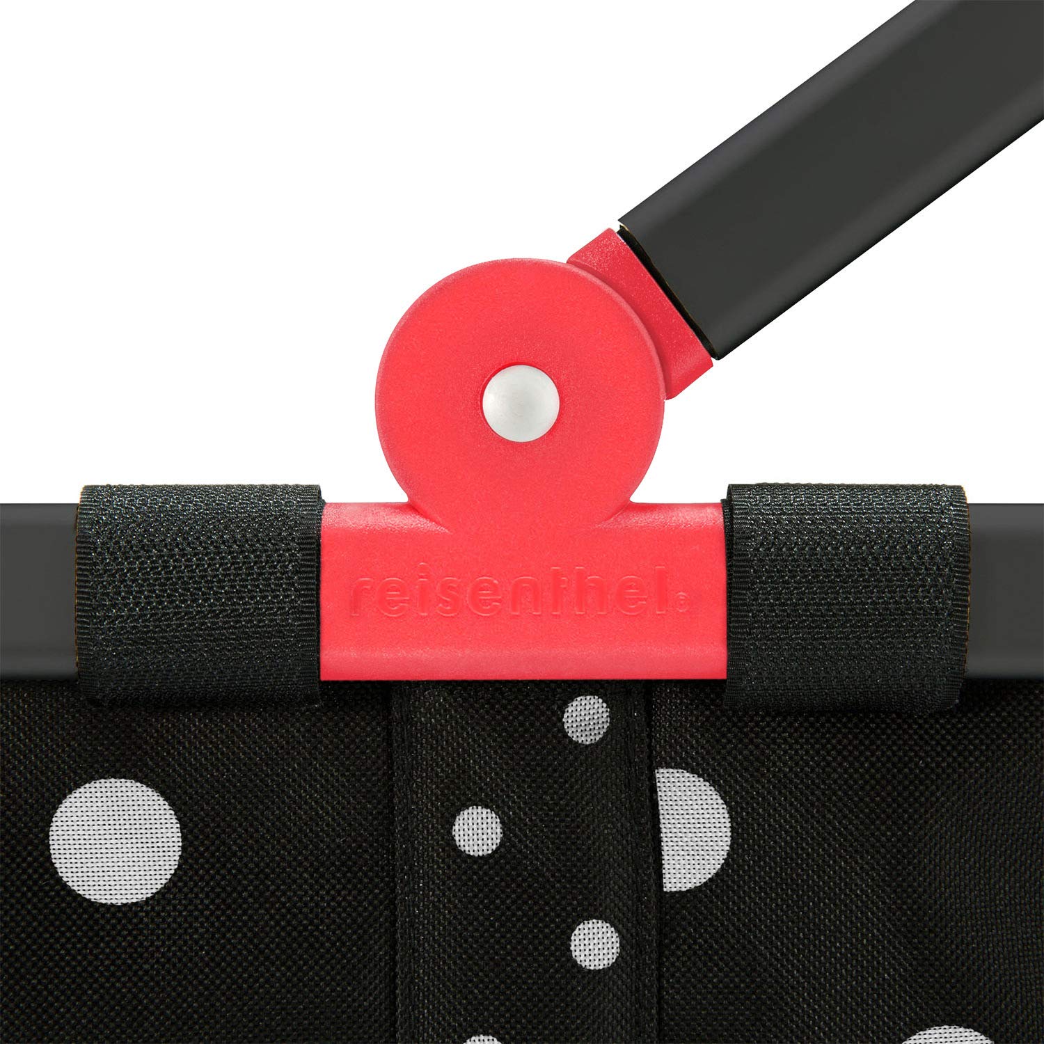 reisenthel-carrybag-frame-einkaufskorb-22-l-black-mixed-dots-mit-schwarzem-rahme image 4