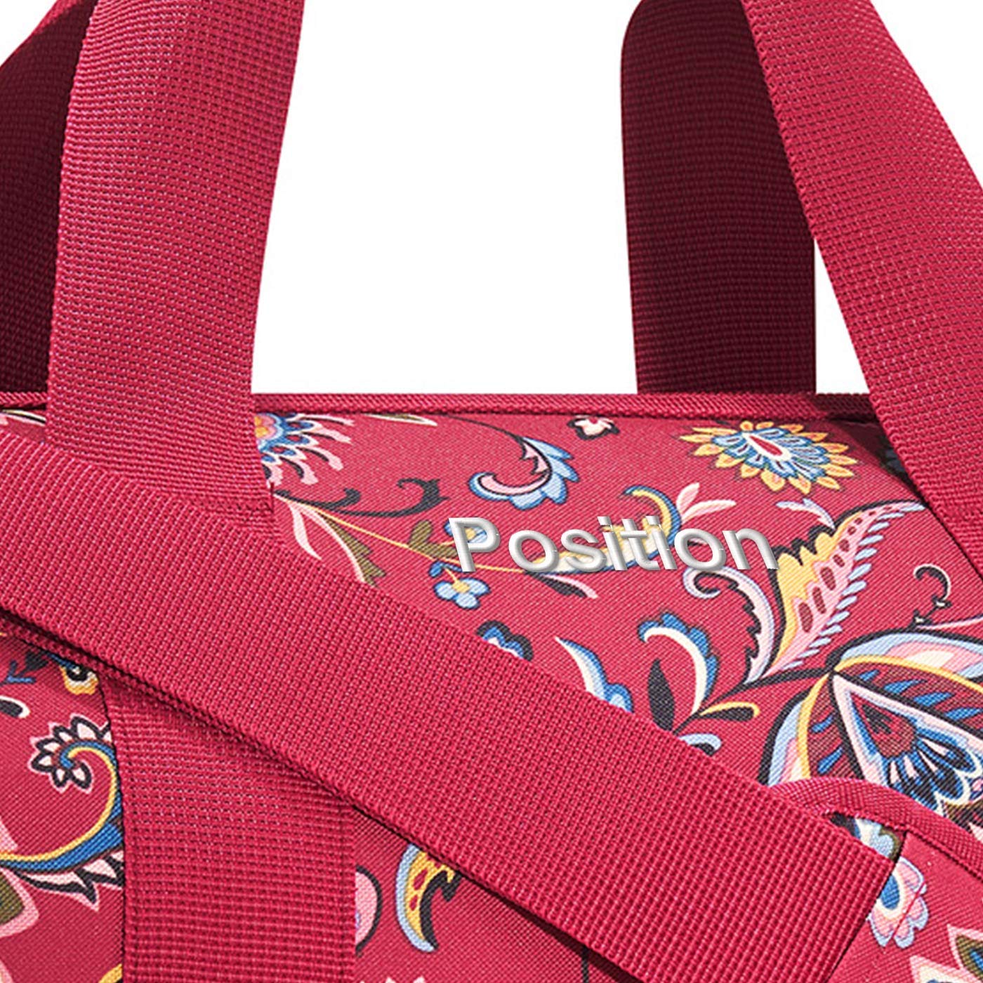 reisenthel-allrounder-l-reisetasche-set-paisley-ruby-mit-toiletbag-xl-waschtasch image 3