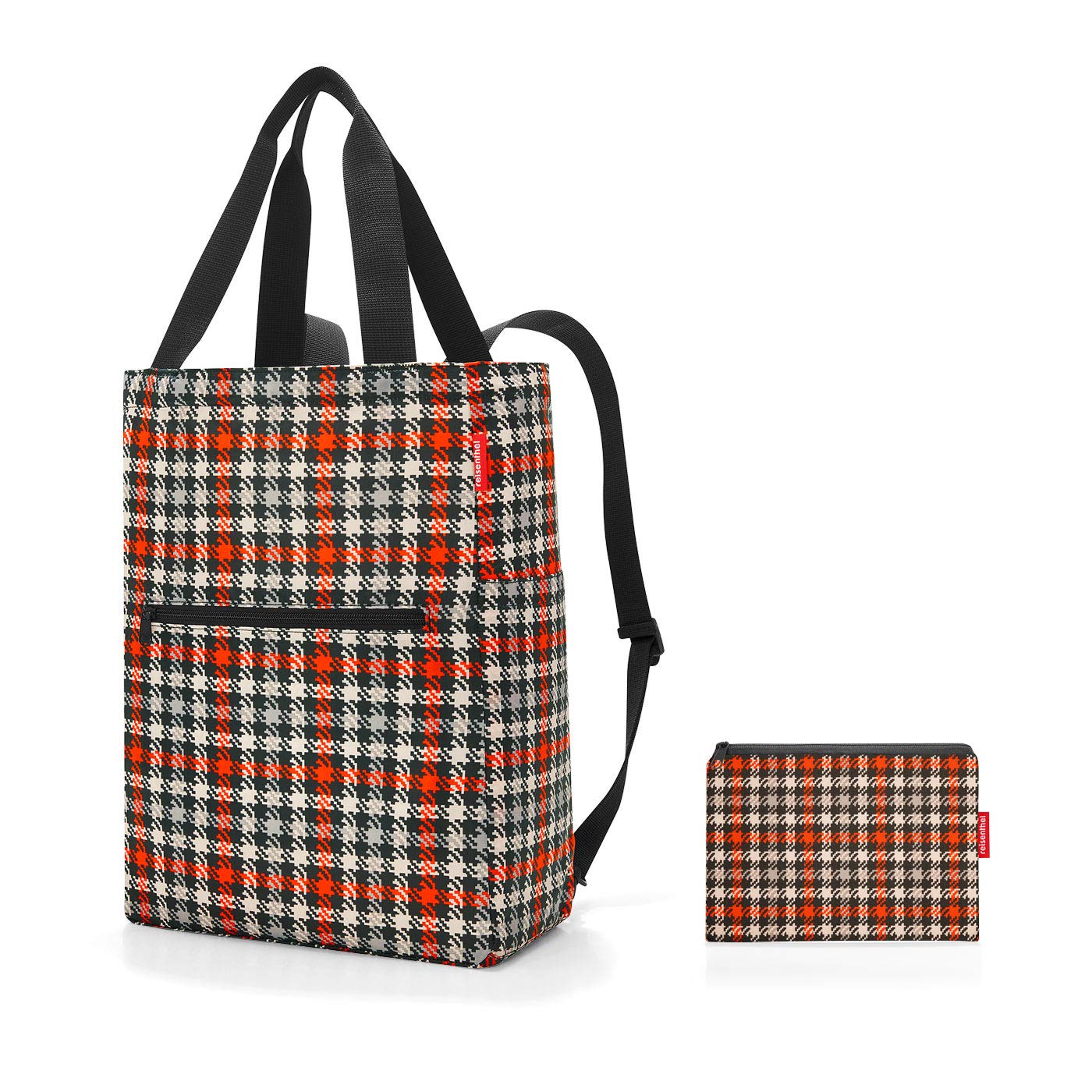 reisenthel-mini-maxi-2-in-1-tragetasche-faltbare-tasche-mit-rucksack-funktion-wa image 4