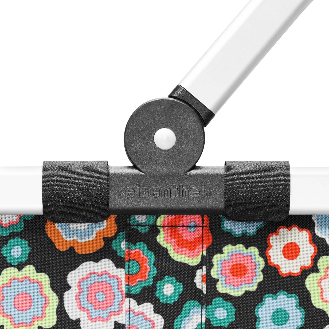 reisenthel-carrybag-einkaufskorb-mit-zugabe-happy-flowers-22-l-shopper-mit-rahme image 4