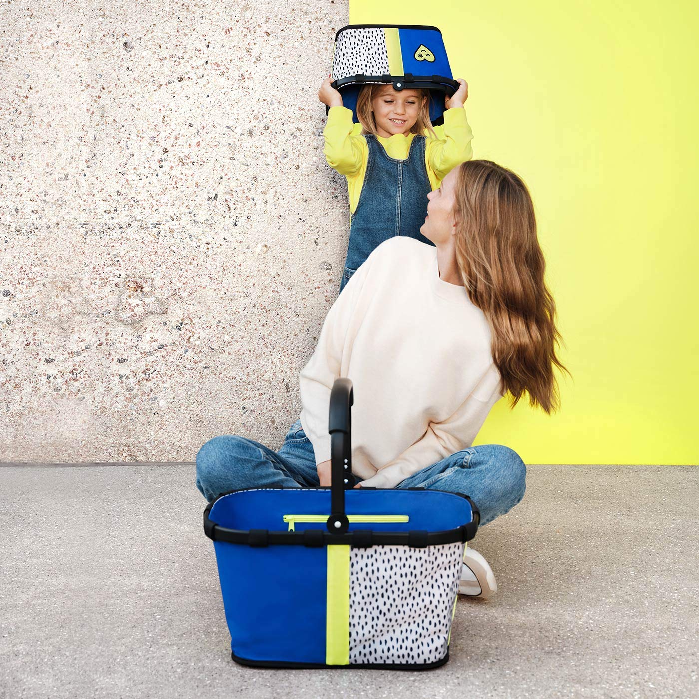 reisenthel-xs-kids-mini-me-leo-einkaufskorb-kindereinkaufskorb-5-liter-blau-grau image 2