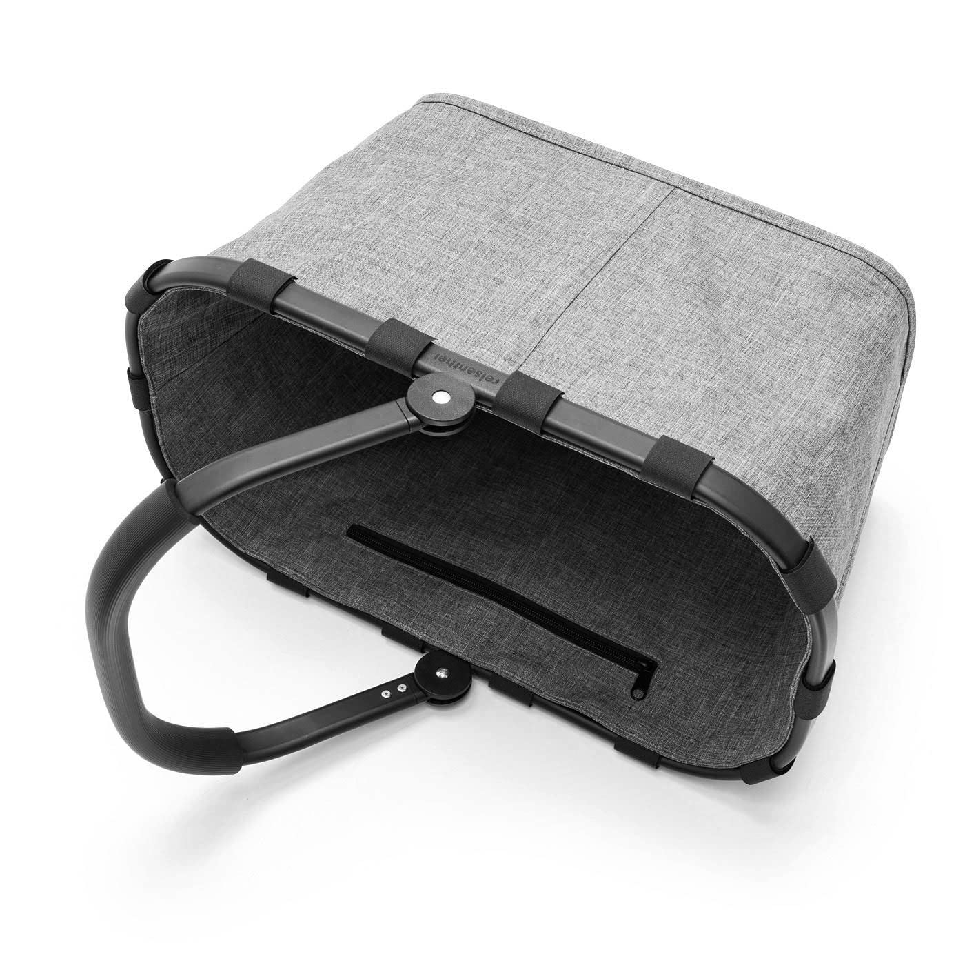 reisenthel-carrybag-einkaufskorb-twist-silver-mit-aluminiumrahmen-innentasche-mi image 3