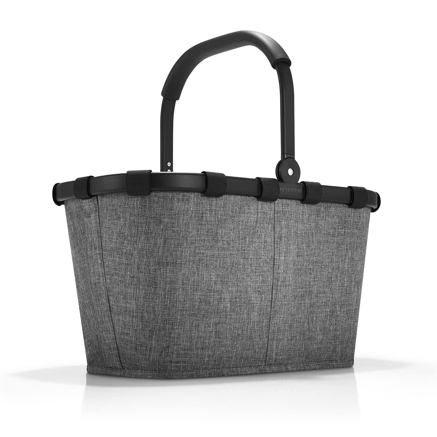 reisenthel-carrybag-einkaufskorb-twist-silver-mit-aluminiumrahmen-innentasche-mi image 1