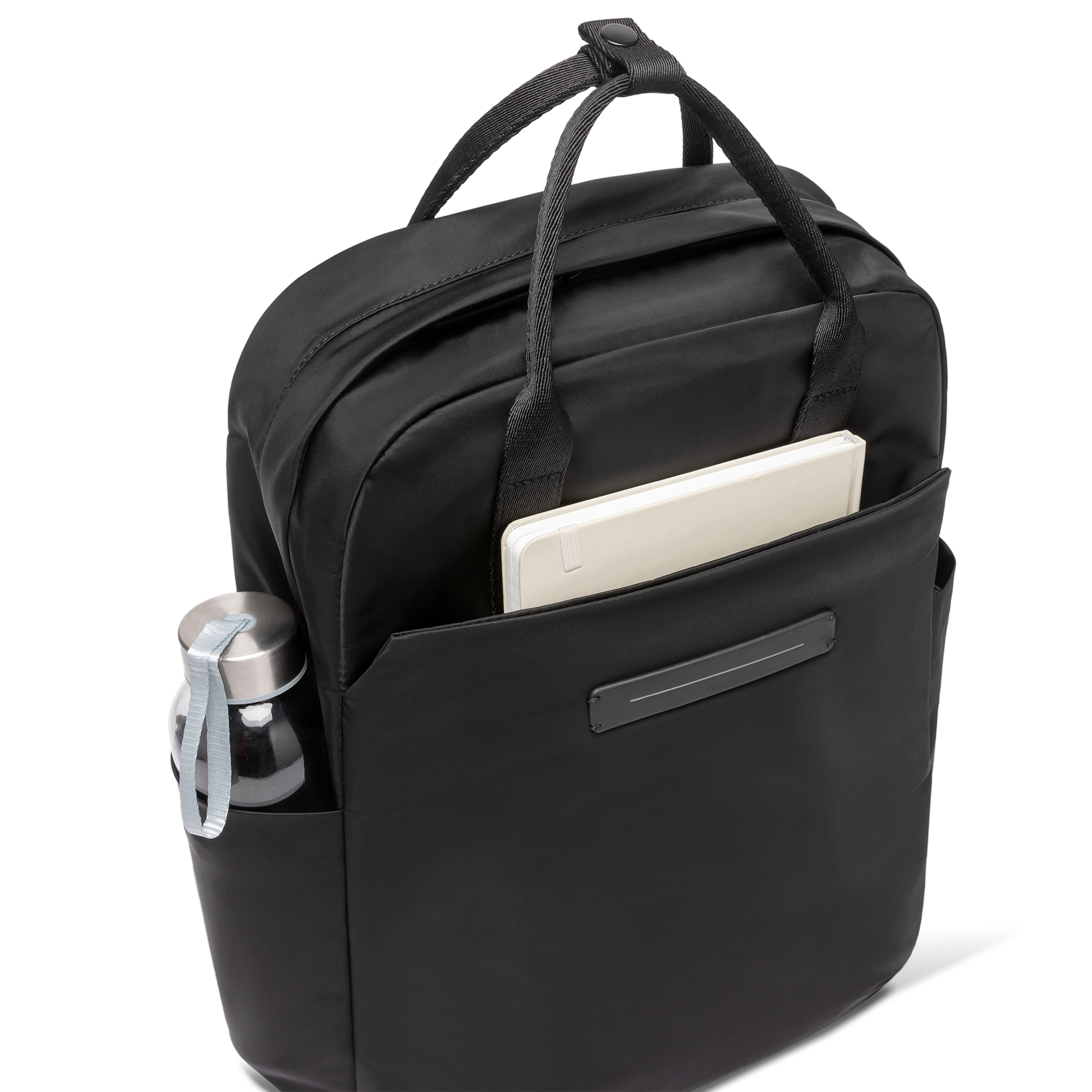 horizn-studios-aoyama-totepack-m-schwarzer-2-in-1-shopper-rucksack-aus-ballistic image 4