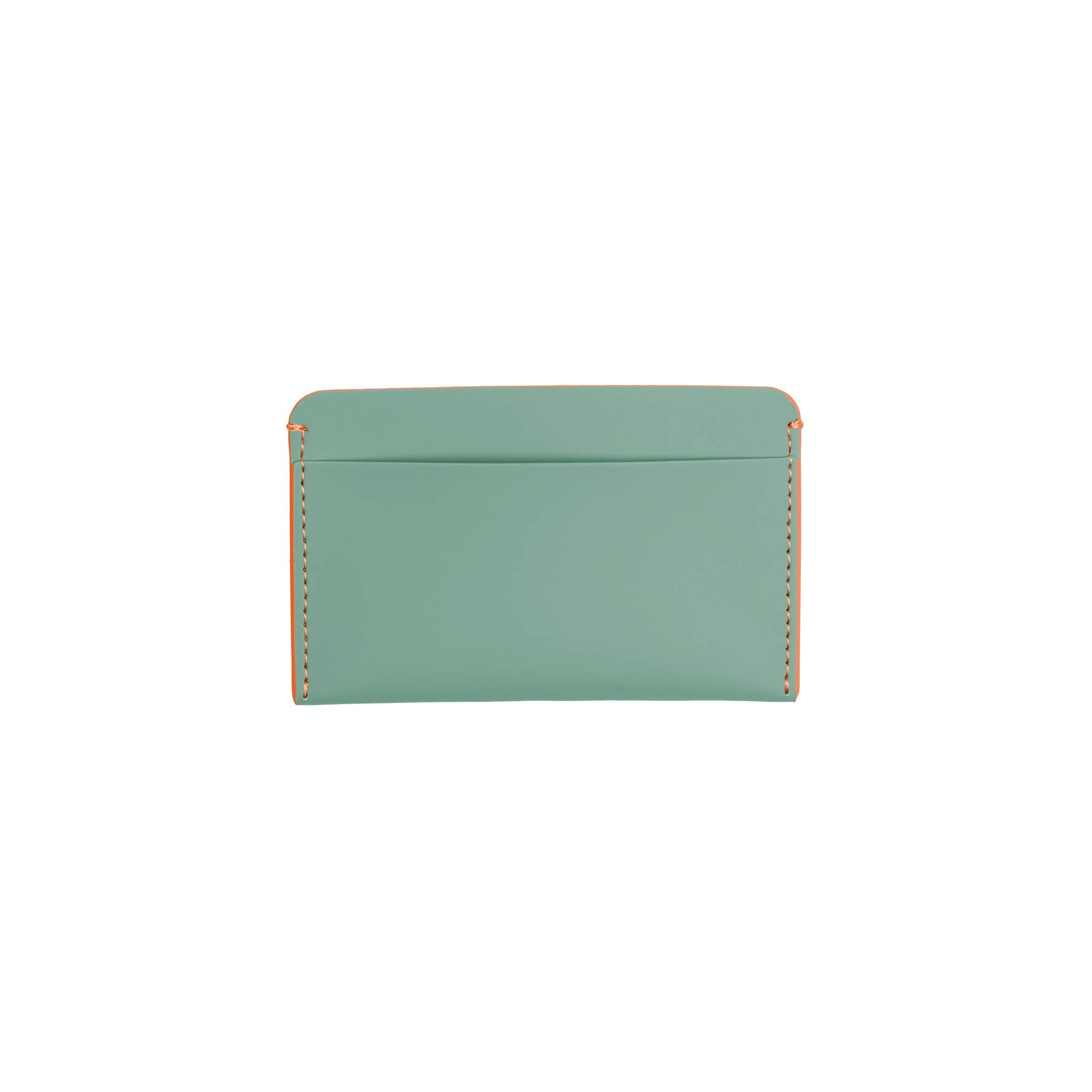 horizn-studios-cardholder-marine-green-neon-orange-veganes-kartenetui image 4