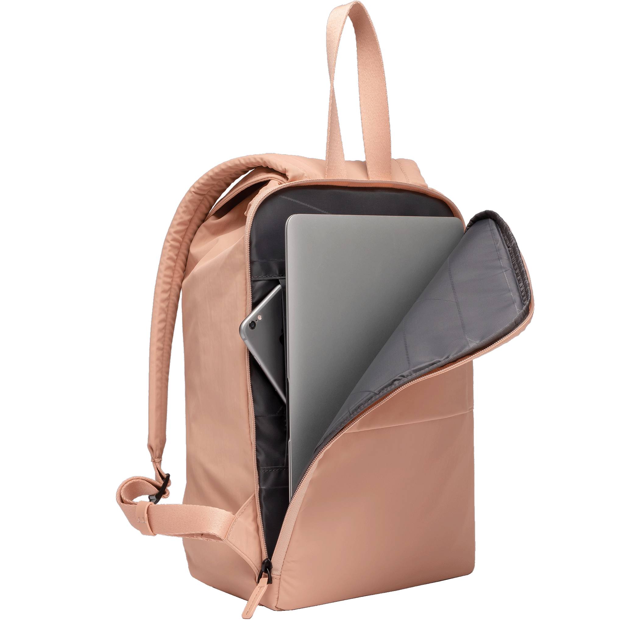 horizn-studios-chiado-backpack-sand-rose-rucksack-aus-recyceltem-nylon image 5