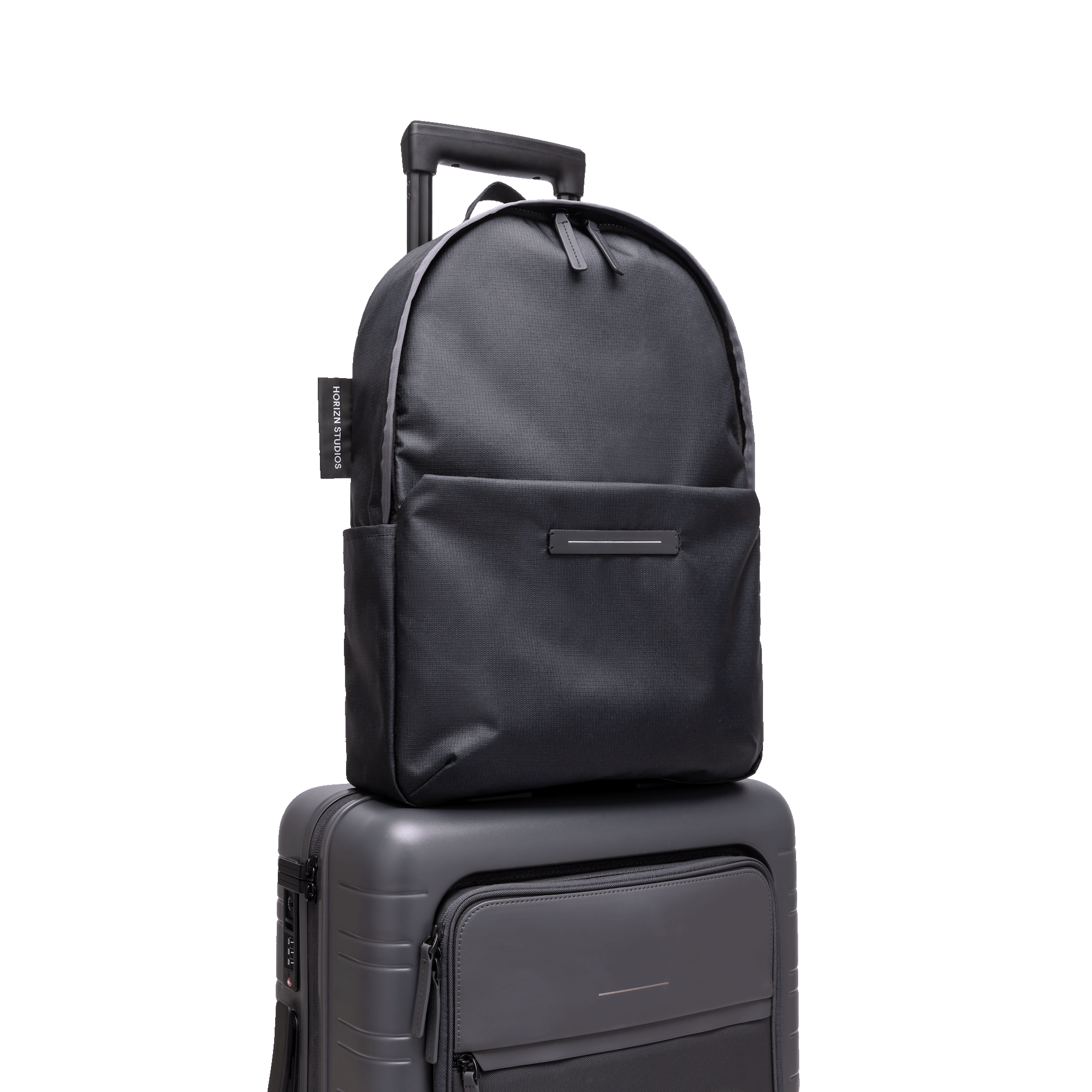 horizn-studios-shibuya-daypack-rucksack-gr-e-m-rpet-ripstop-black-grey-lavender image 6