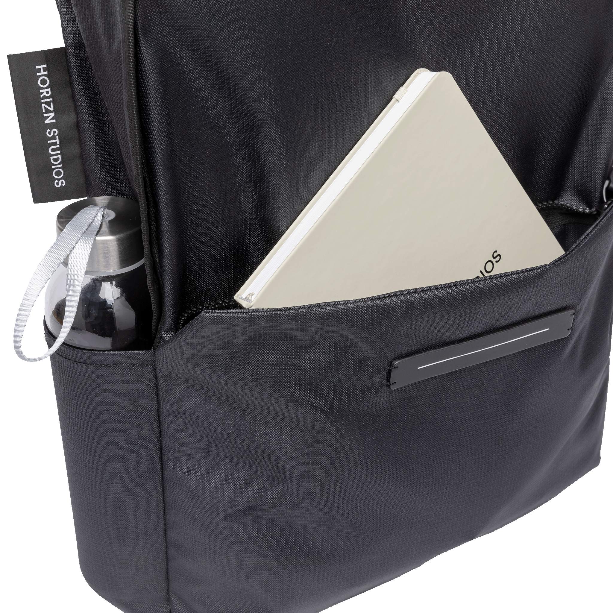 horizn-studios-shibuya-daypack-rucksack-all-black-rpet-ripstop-gr-e-m-18-liter image 5
