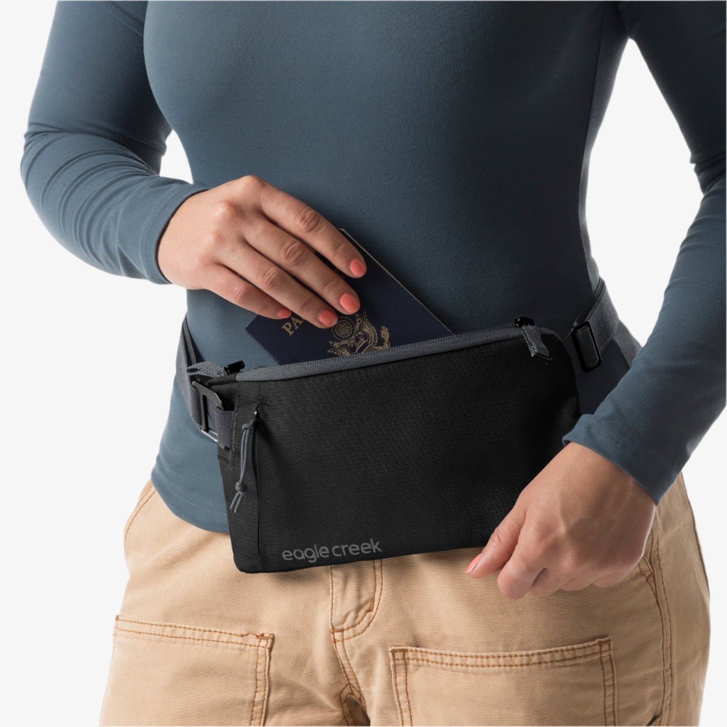 eagle-creek-stash-rfid-sling-bag-wasserabweisende-umh-ngetasche-mit-rfid-blockie image 2