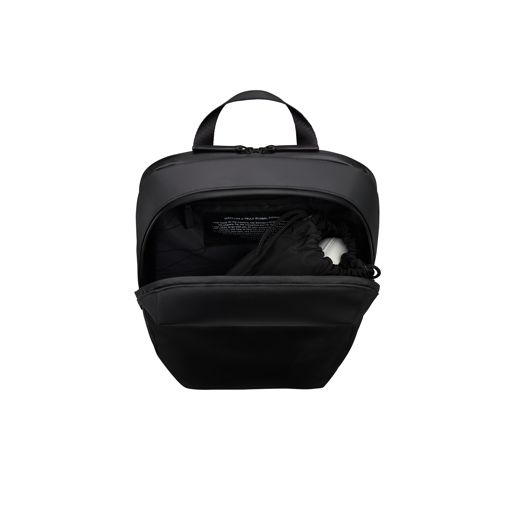 horizn-studios-gion-backpack-sport-black-tarpaulin-rucksack-size-m image 6