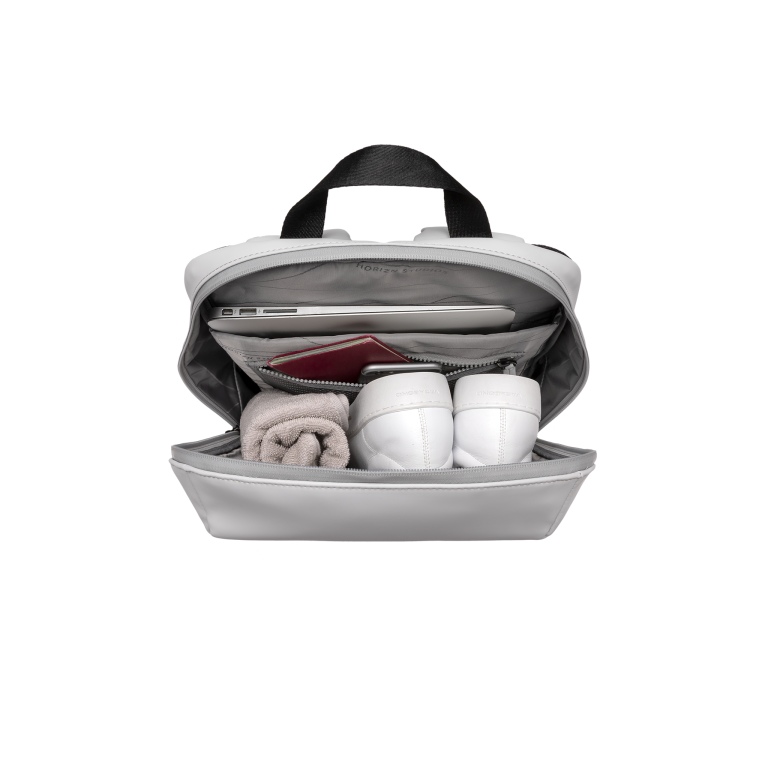 horizn-studios-gion-backpack-essential-m-light-quartz-grey-tarpaulin-rucksack image 4