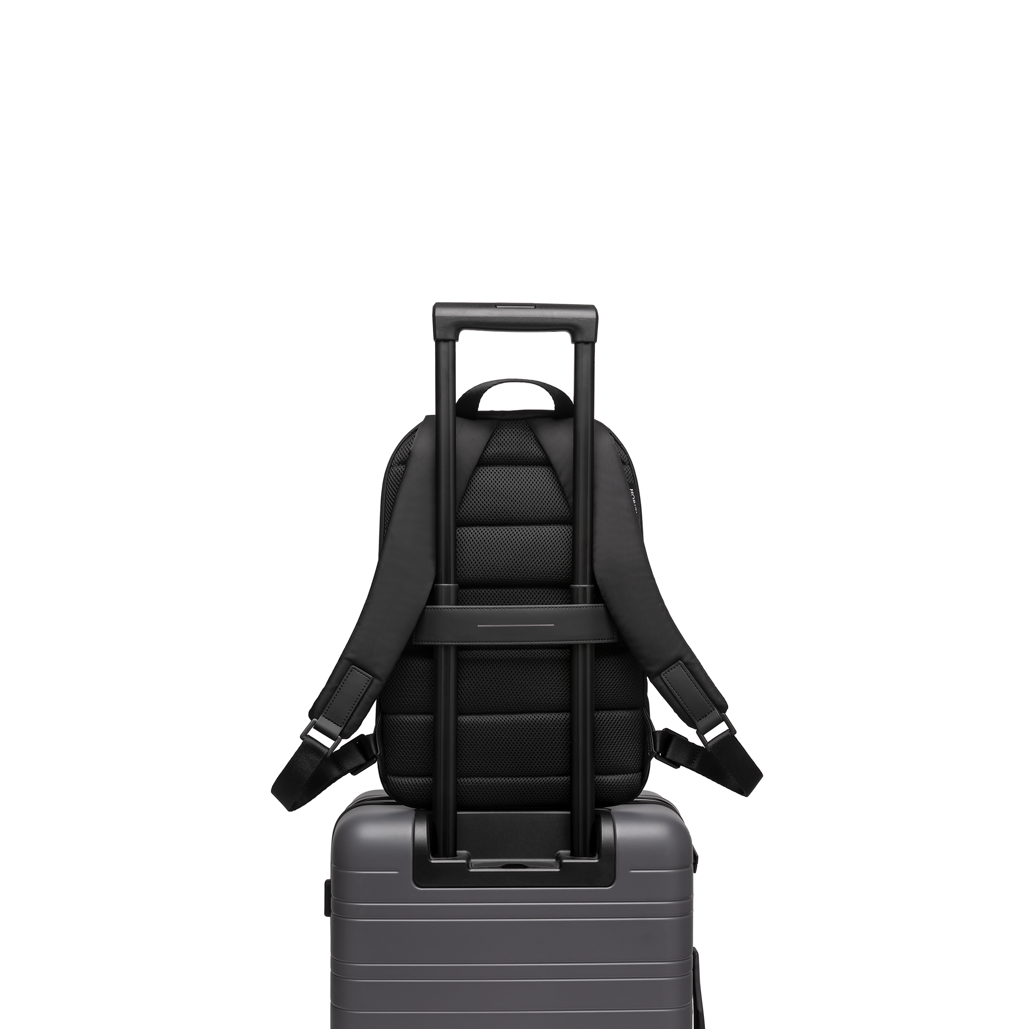 horizn-studios-gion-backpack-light-s-all-black-recycled-nylon-rucksack image 6