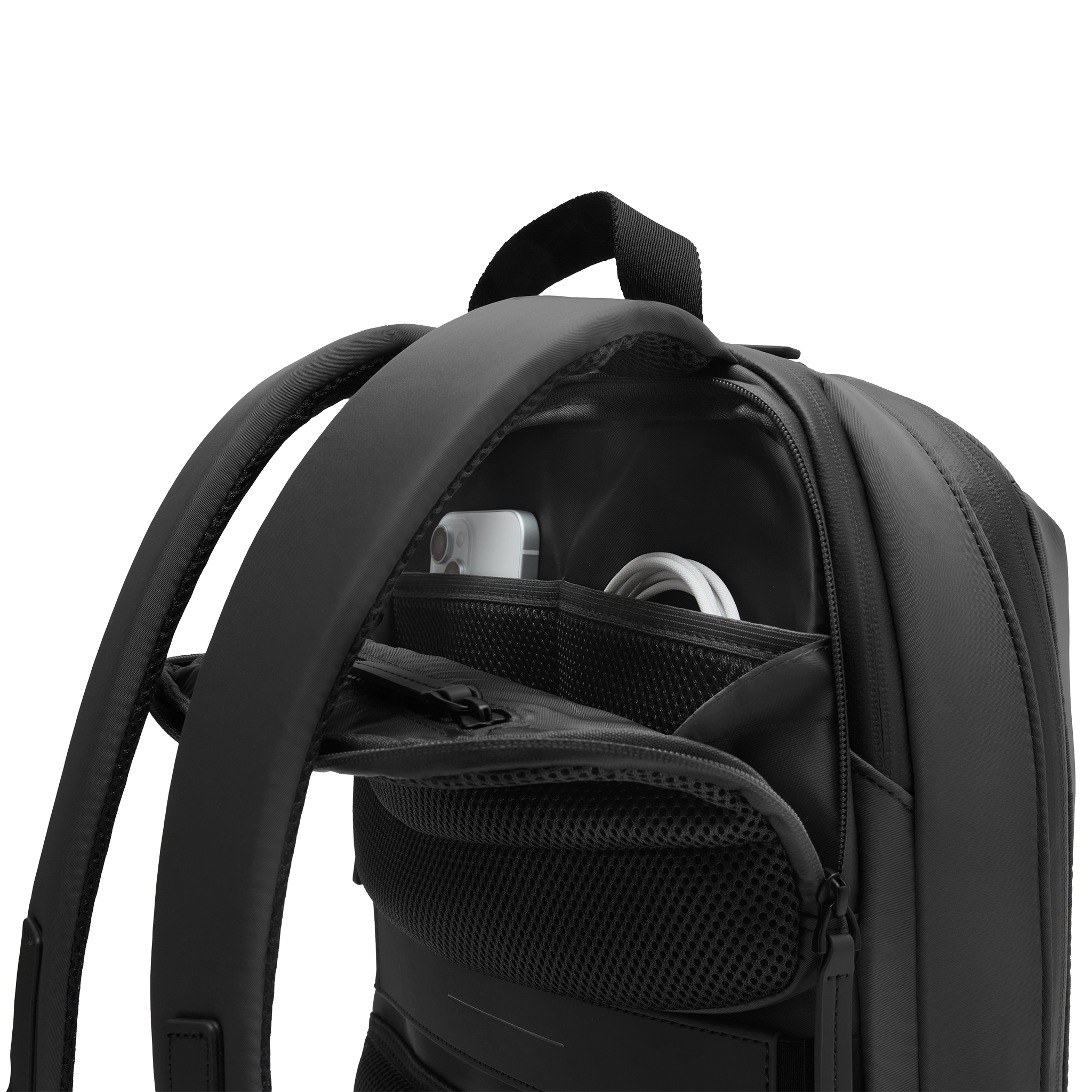 horizn-studios-gion-backpack-pro-m-all-black-recycling-nylon-rucksack image 6