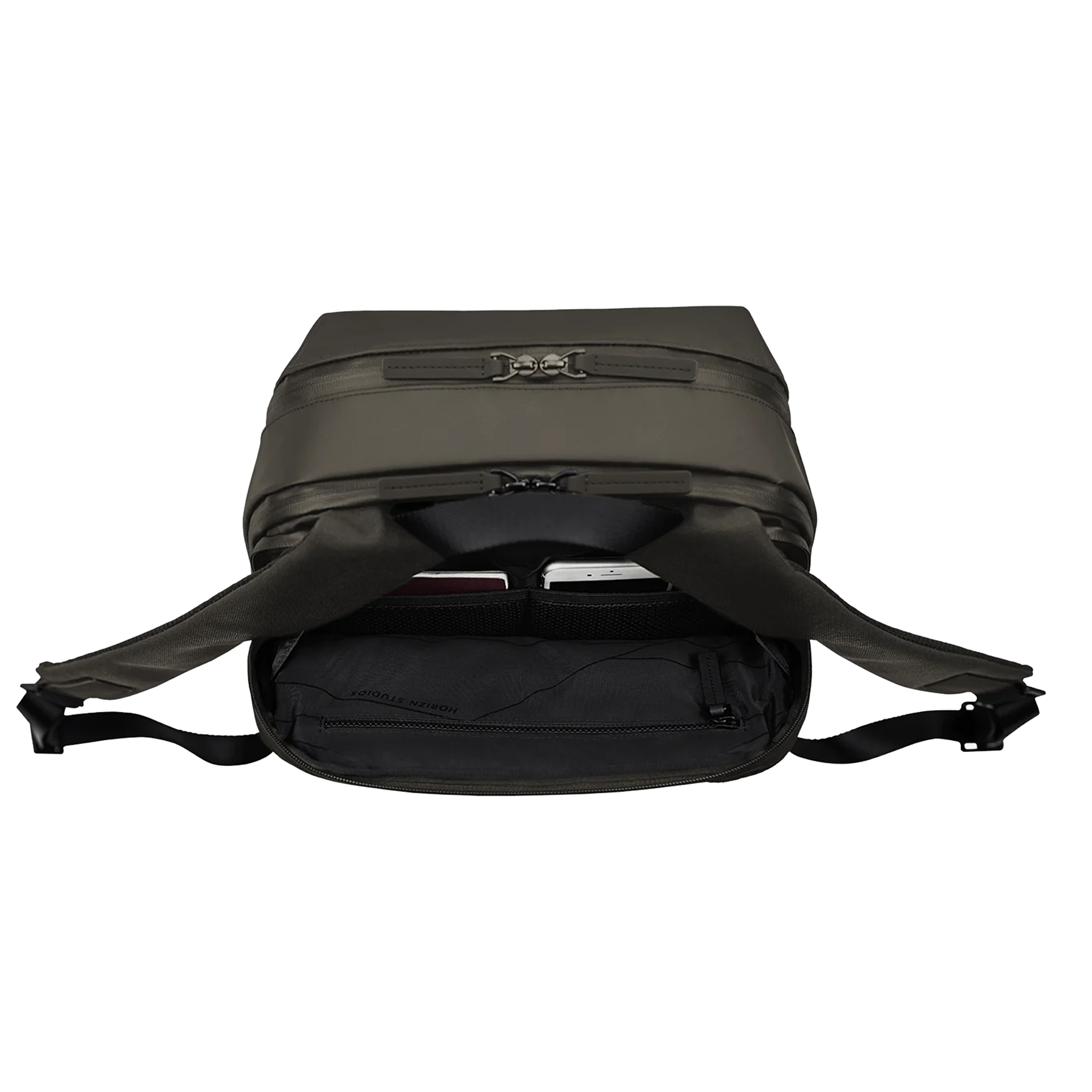 horizn-studios-gion-backpack-sport-m-dark-olive-tarpaulin-rucksack image 6