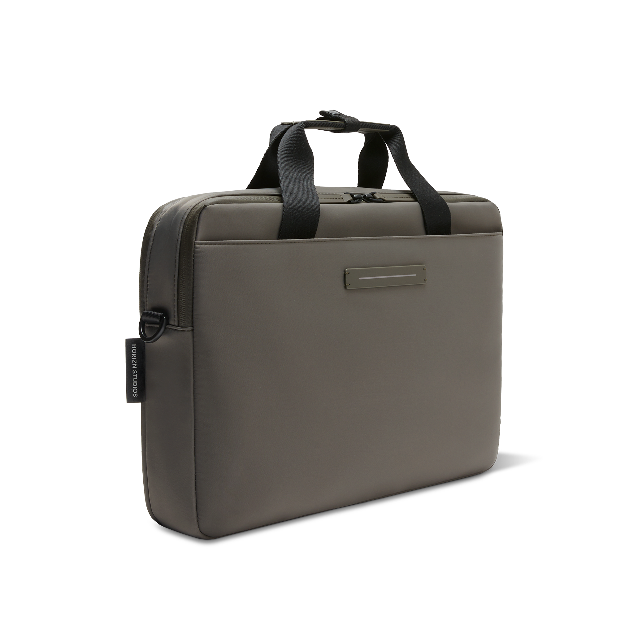 horizn-studios-gion-briefcase-dark-olive-aktentasche-aus-recyceltem-ballistic-ny image 4