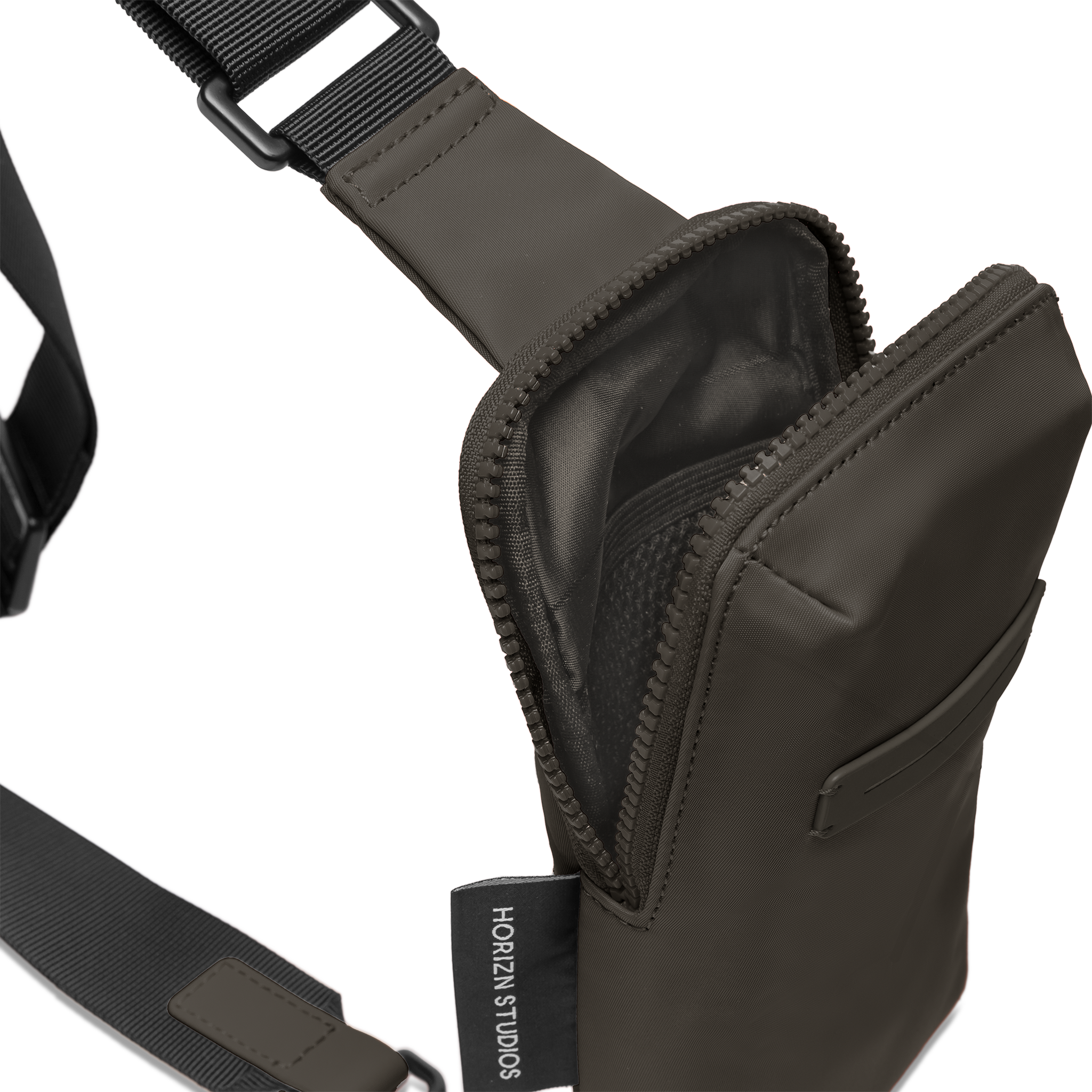 horizn-studios-gion-cross-body-bag-s-umh-ngetasche-dark-olive-recycled-nylon-gr- image 4