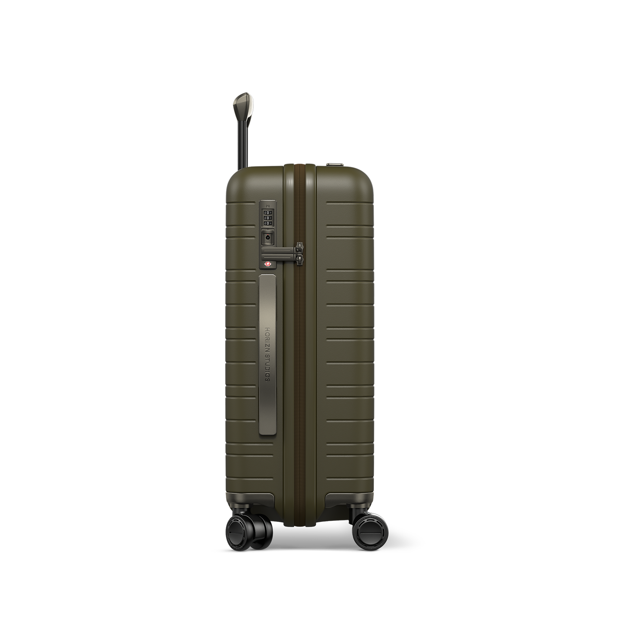 horizn-studios-h5-pro-handgep-ck-trolley-dark-olive-premium-hard-shell-kabinengr image 3