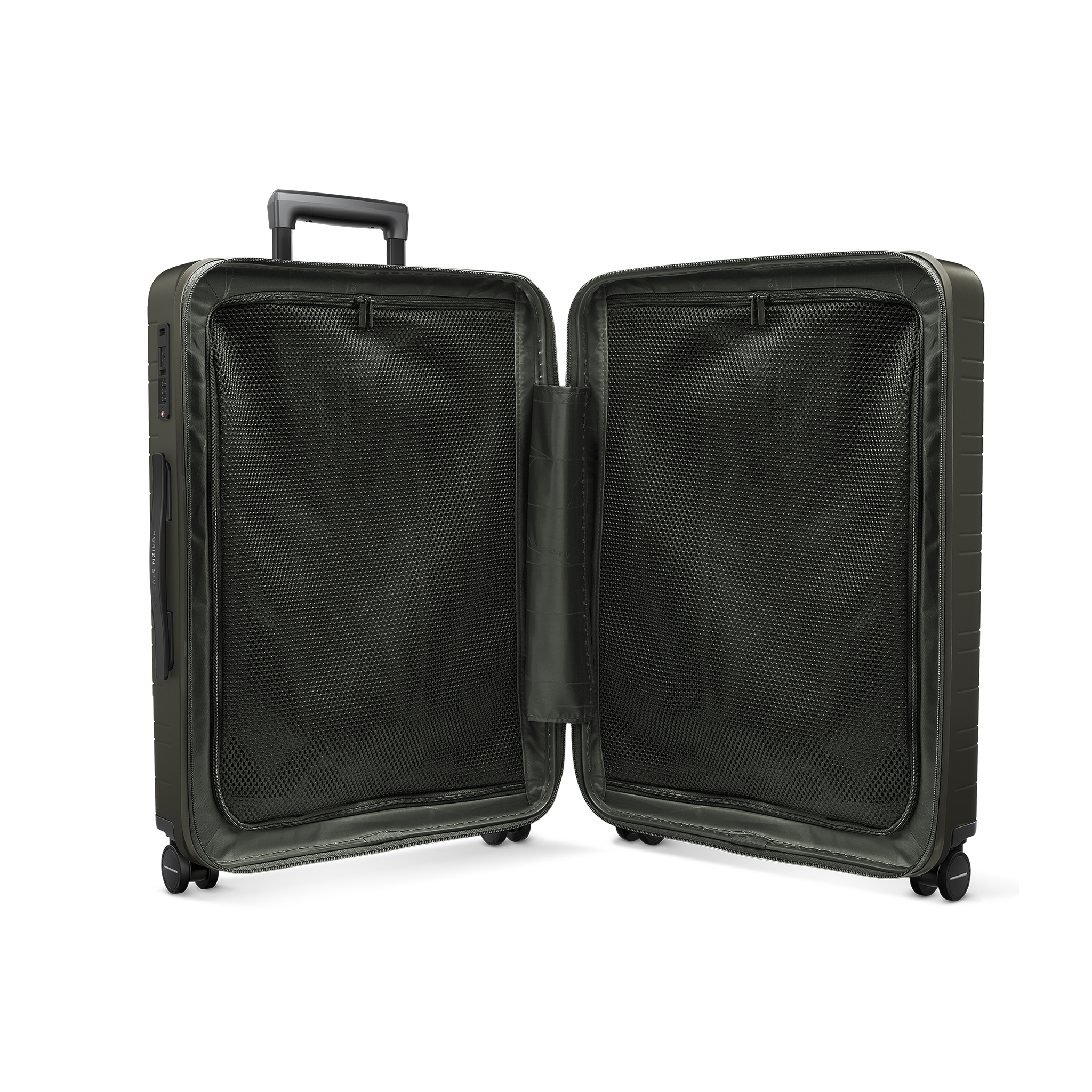 horizn-studios-h6-essential-check-in-trolley-gr-e-m-64-cm-premium-hard-shell-dar image 5