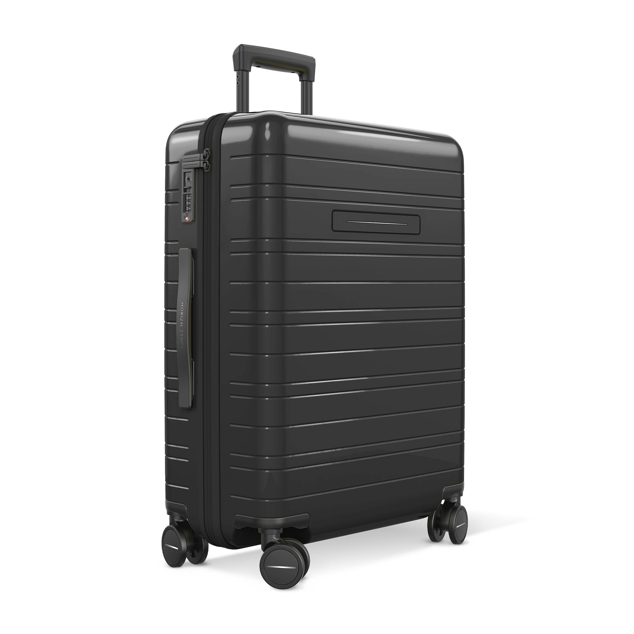 horizn-studios-h6-essential-check-in-m-64-cm-glossy-all-black-premium-hard-shell image 2