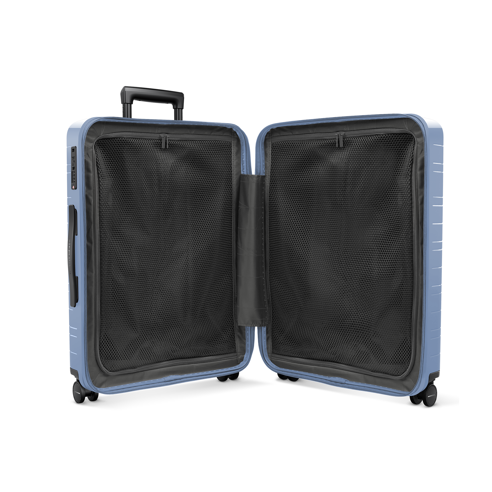 horizn-studios-h6-essential-check-in-koffer-m-hard-shell-trolley-in-glossy-blue- image 5