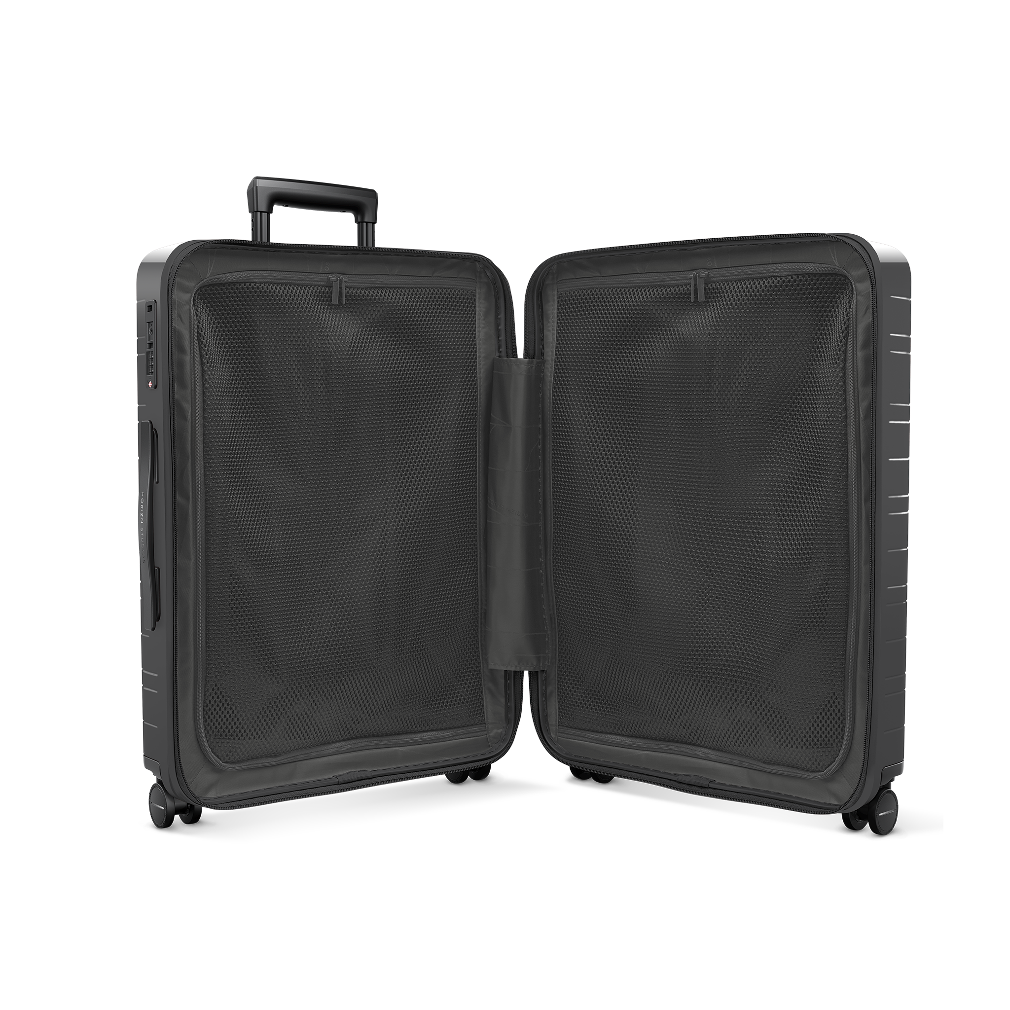 horizn-studios-h6-essential-check-in-m-koffer-glossy-graphite-64-cm-hard-shell-t image 5