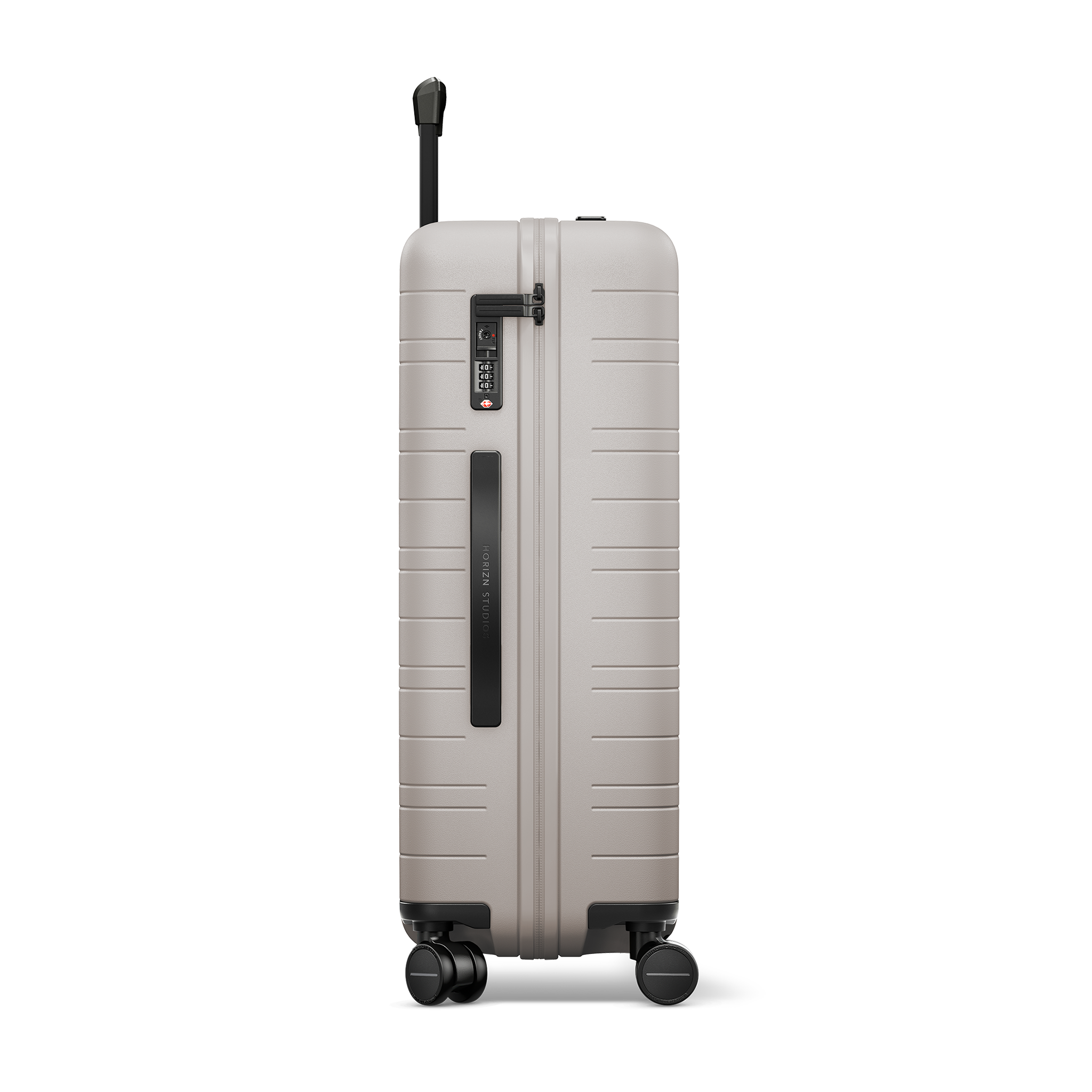horizn-studios-h6-essential-check-in-trolley-m-sand-grey-premium-hard-shell-64-c image 3