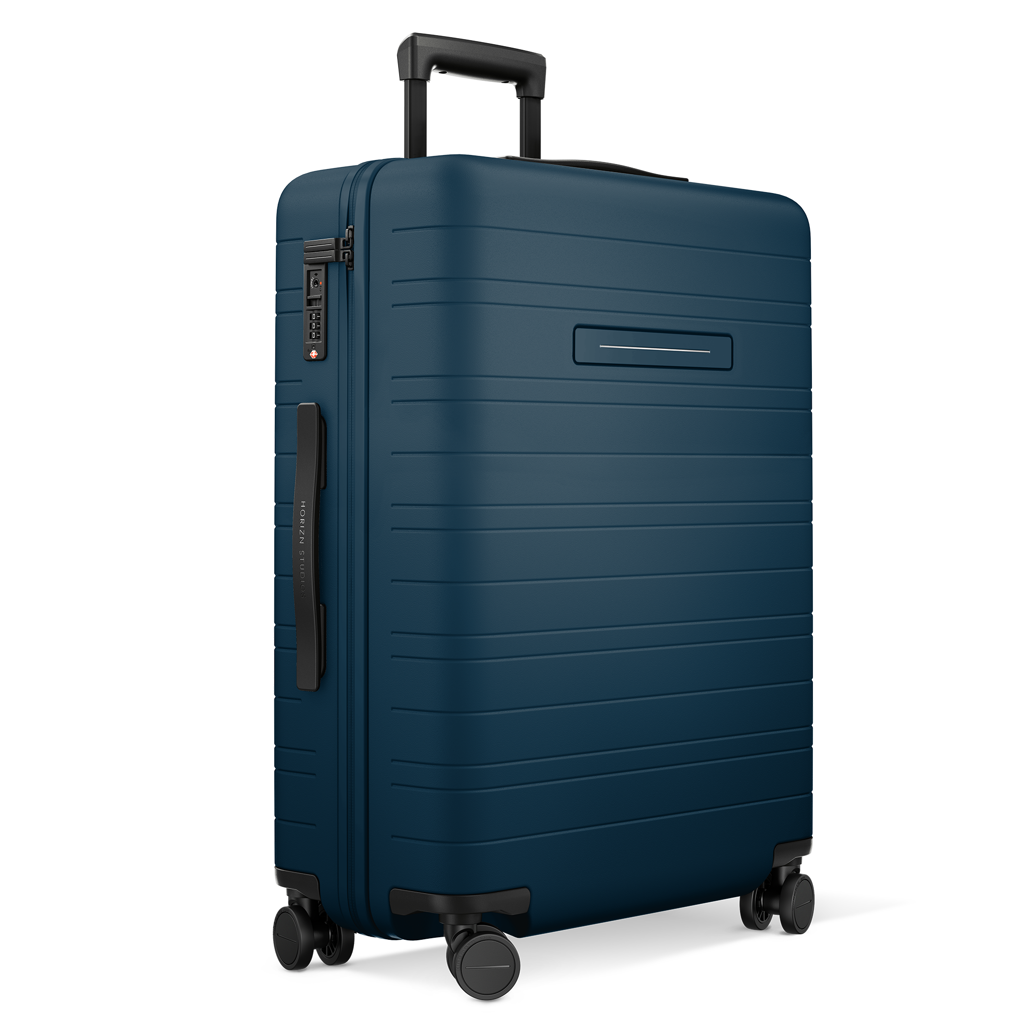horizn-studios-h6-go-check-in-trolley-gr-e-m-64-cm-premium-hard-shell-river-blue image 2